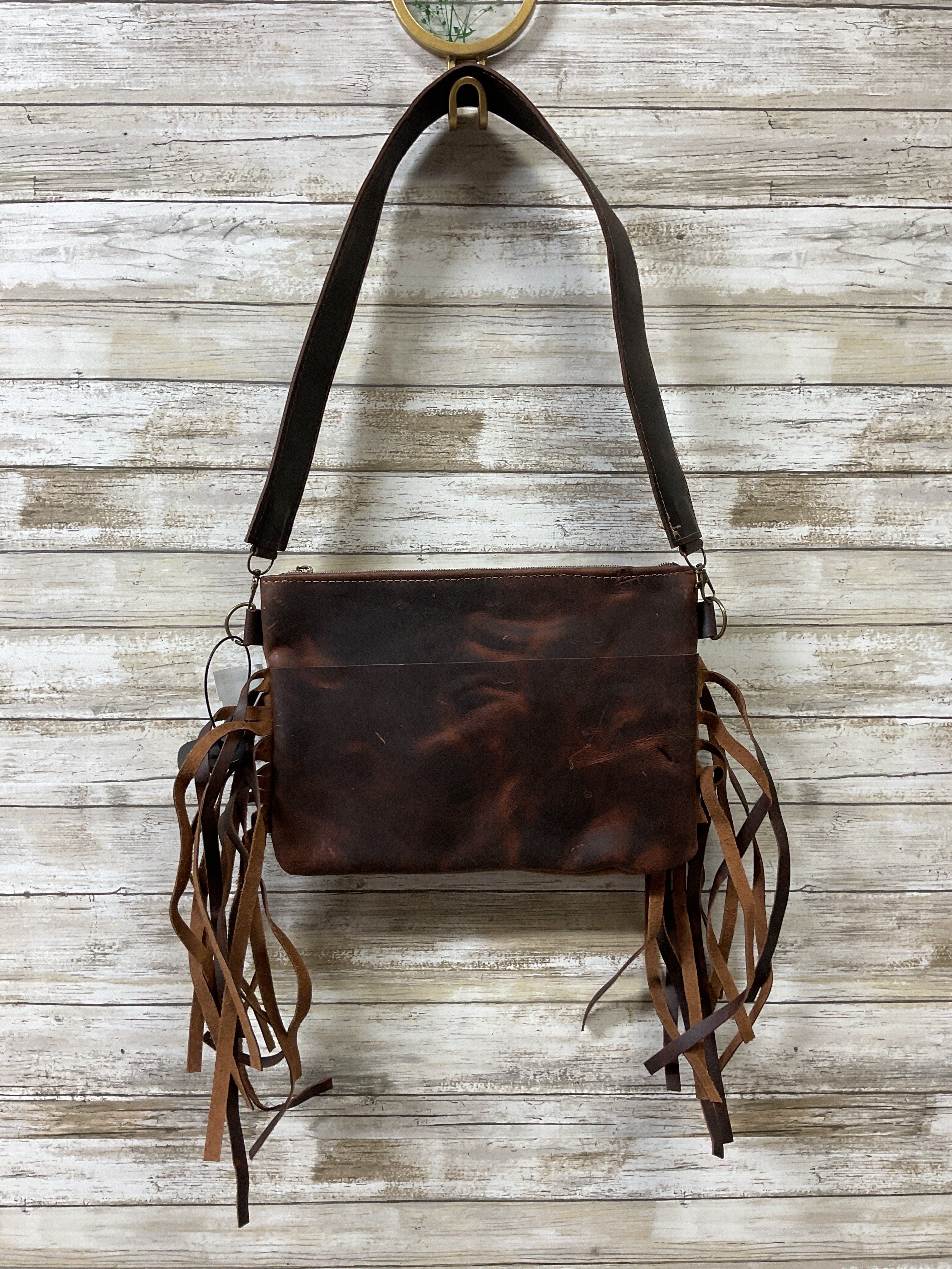 Handbag By Cmb In Black & Grey, Size:Medium