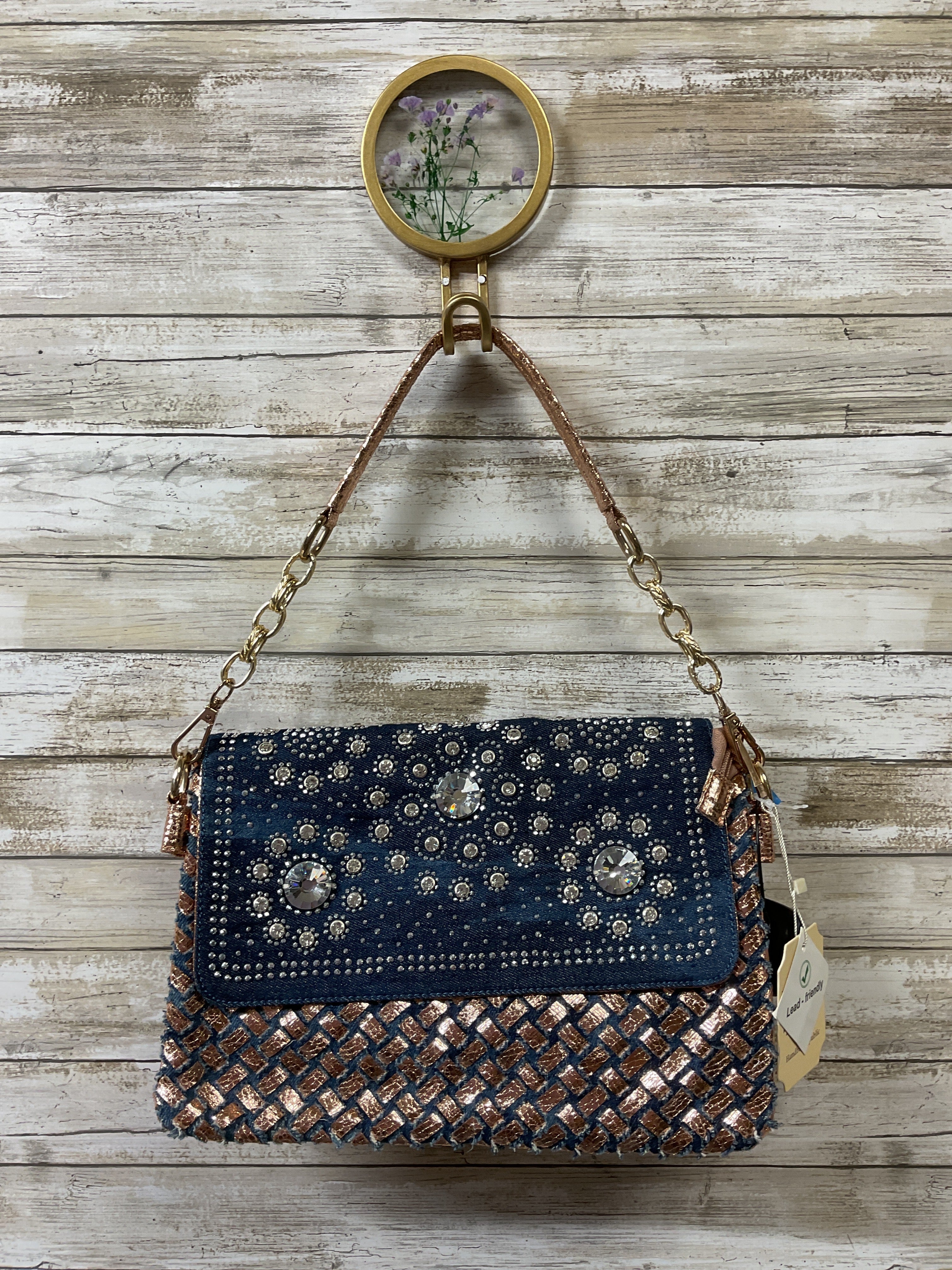 Handbag By Cmc In Rose Gold, Size:Medium