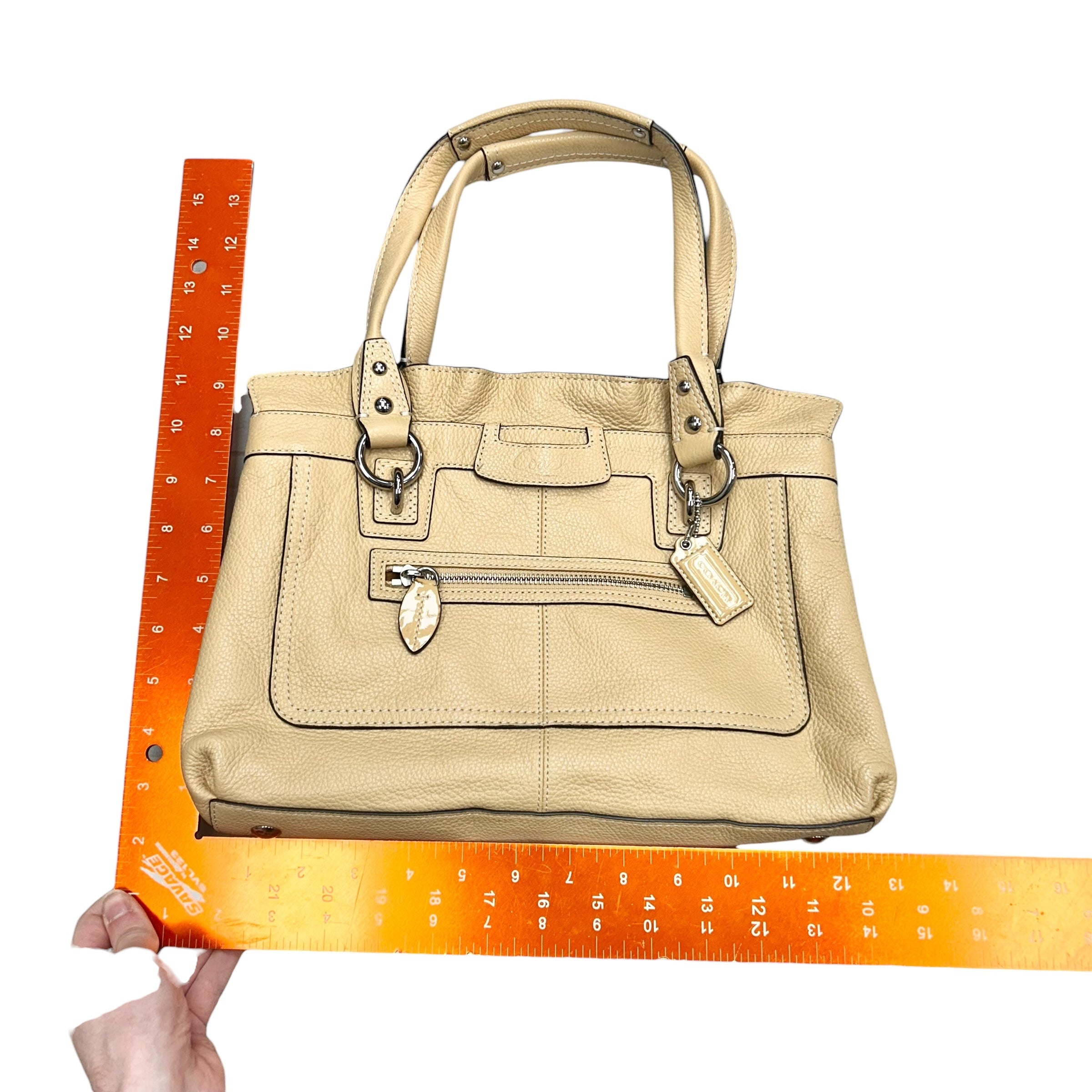 Handbag Designer By Coach, Size: Medium