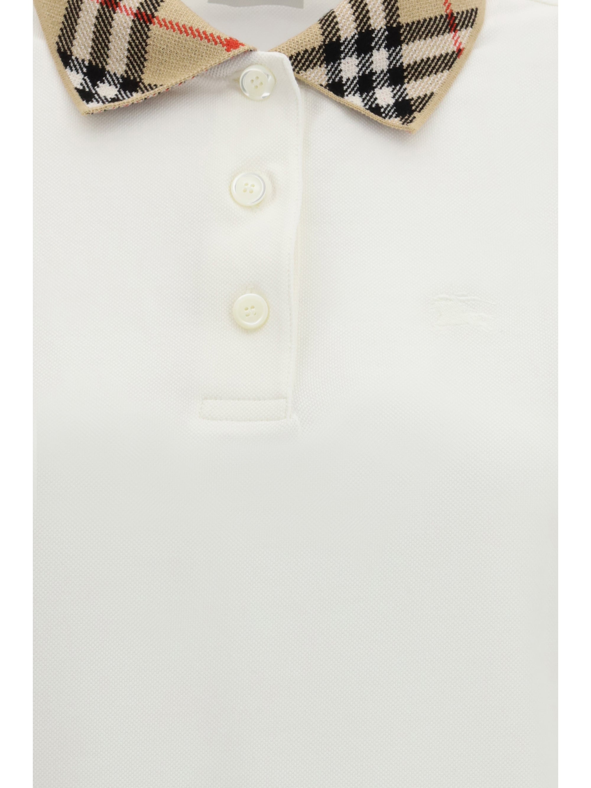 check cotton polo shirt