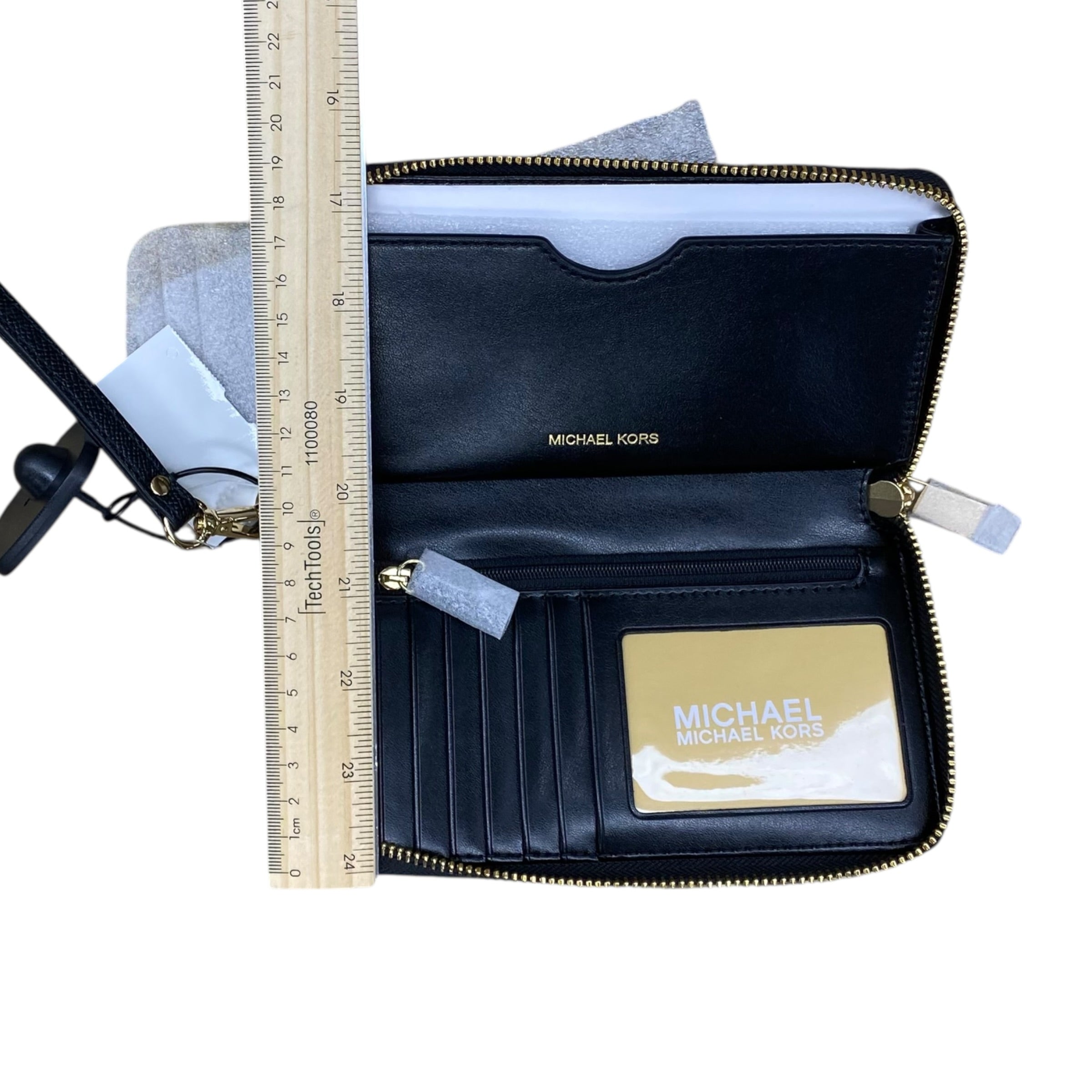 Wallet Designer By Michael Kors In Black, Size:Large