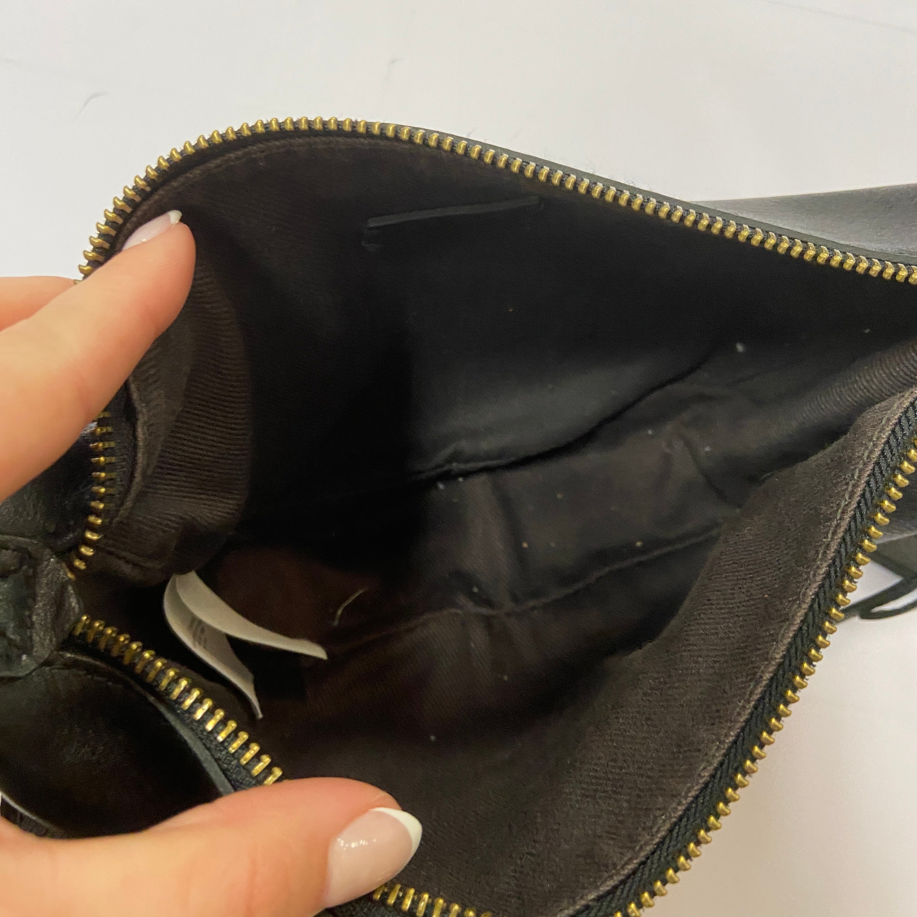 Handbag Leather By Madewell, Size: Small