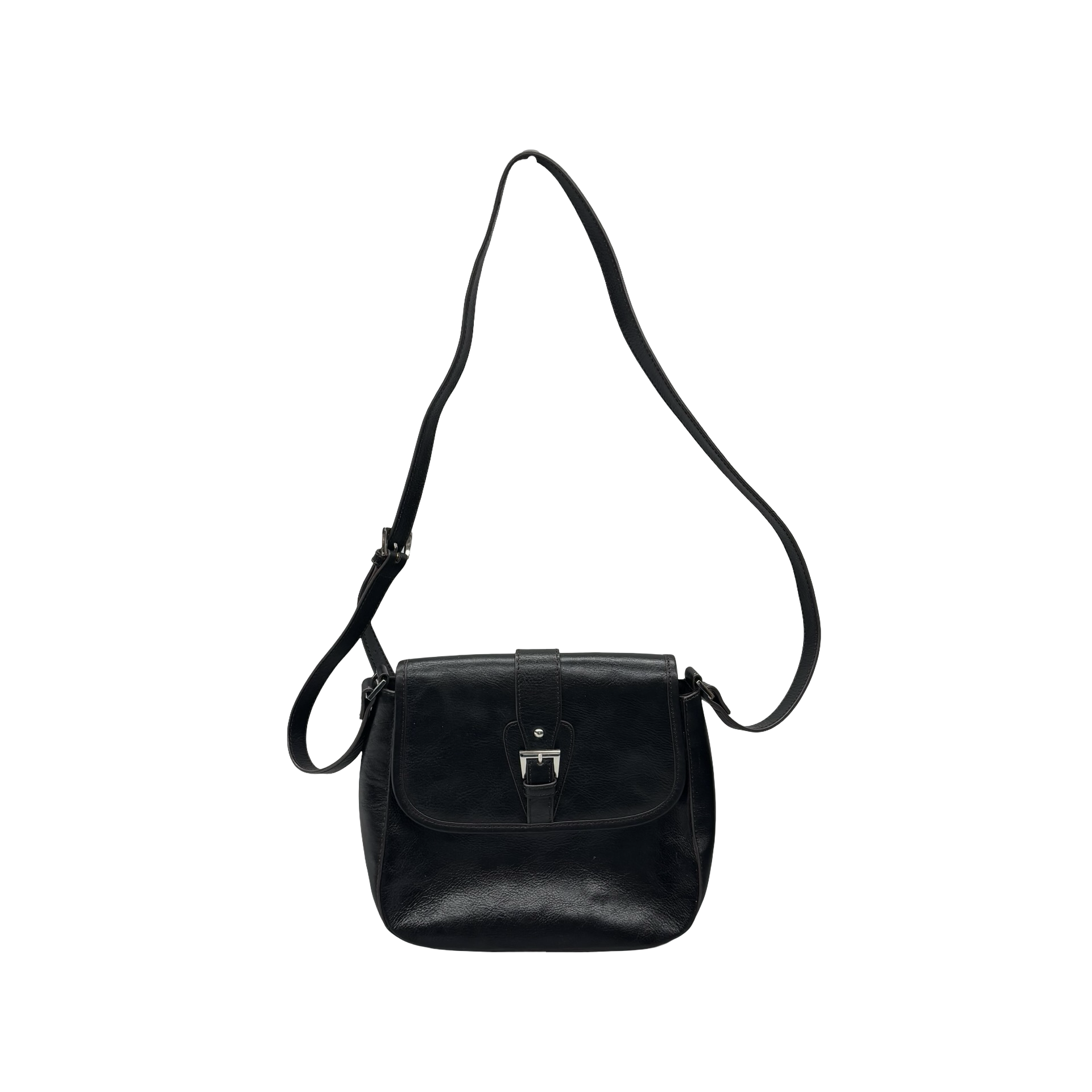 Crossbody Leather By Etienne Aigner In Black, Size:Small