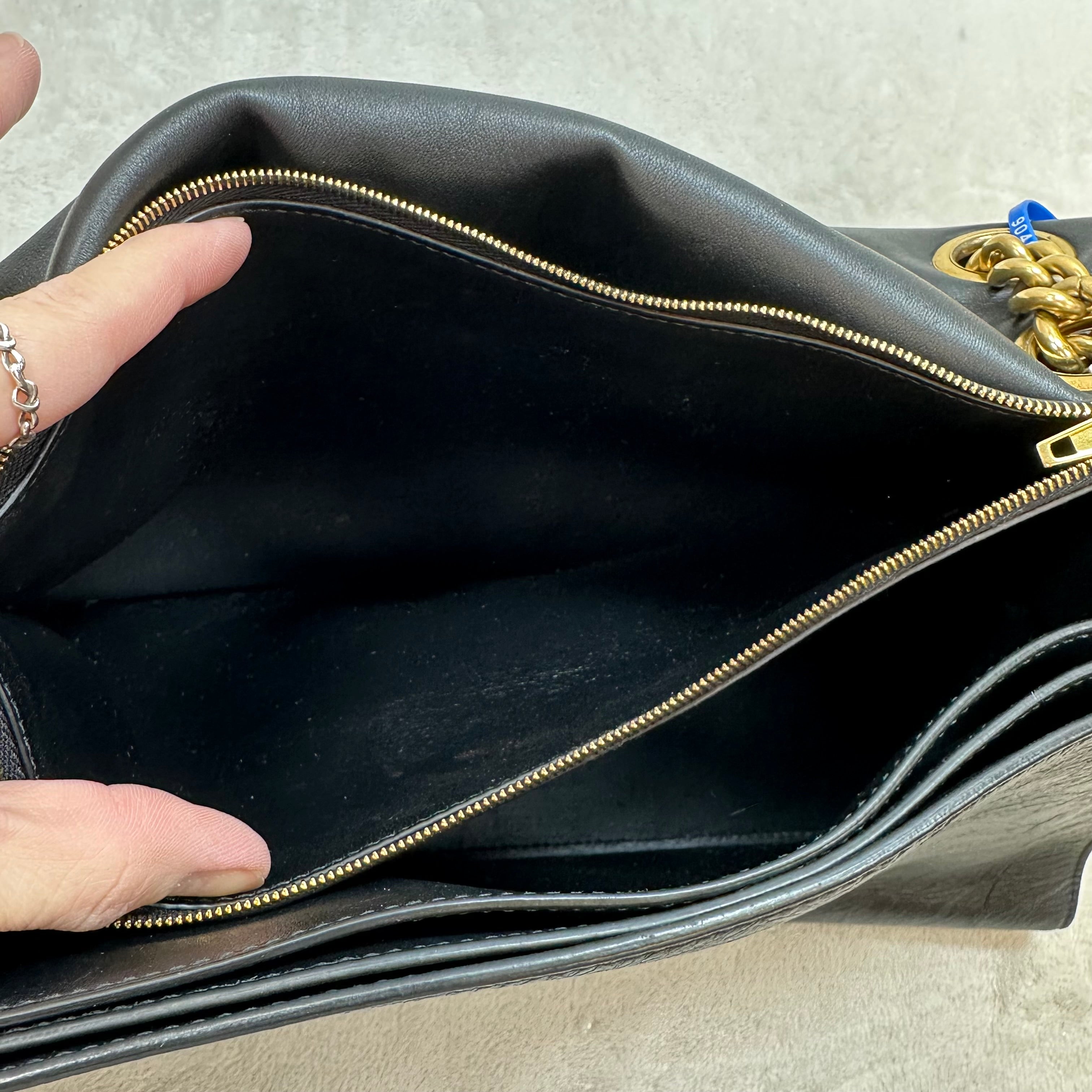 Balenciaga Crush large chain shoulder bag Handbag Luxury Designer By Balenciaga, Size: Large