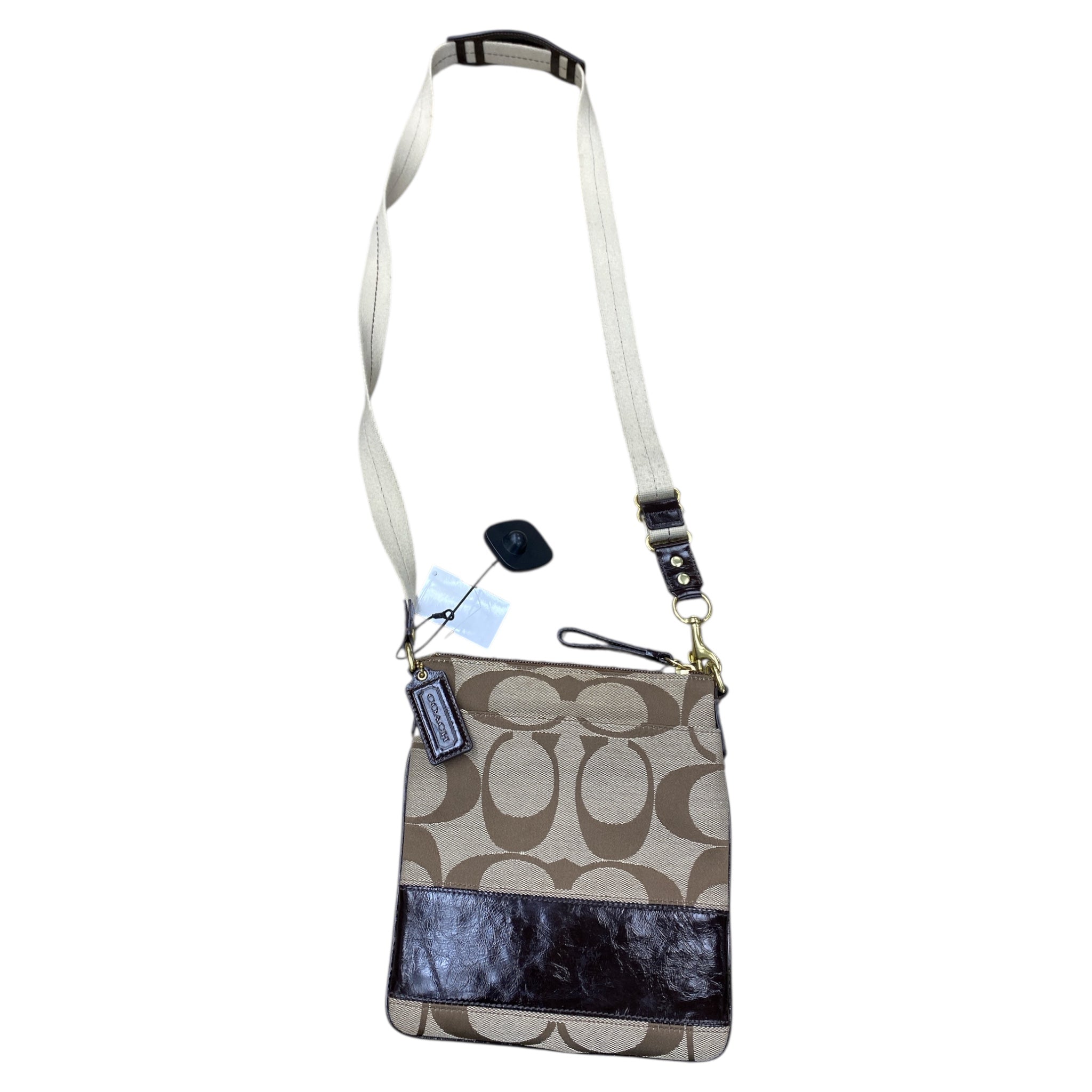 Handbag Designer By Coach In Brown, Size:Small