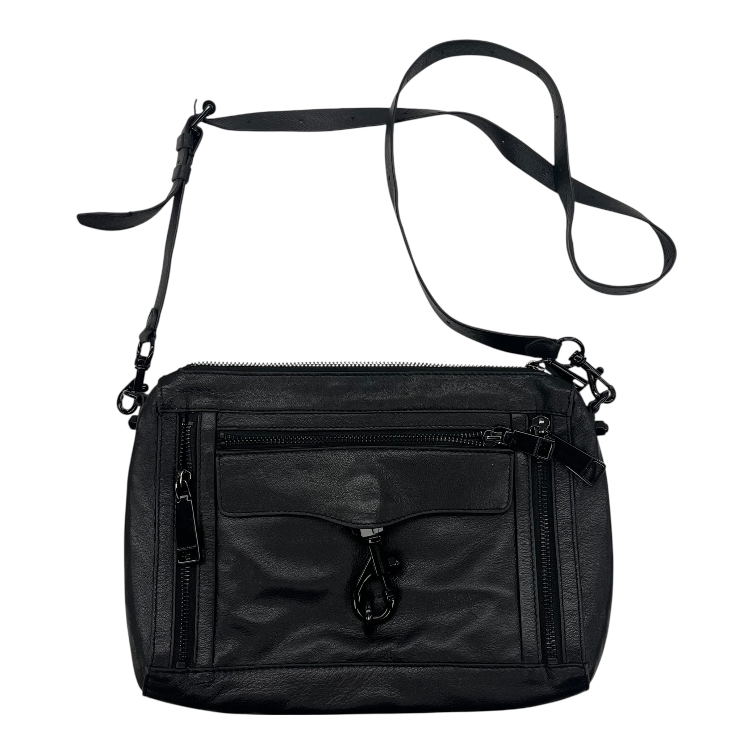 Crossbody Designer By Rebecca Minkoff In Black, Size:Medium