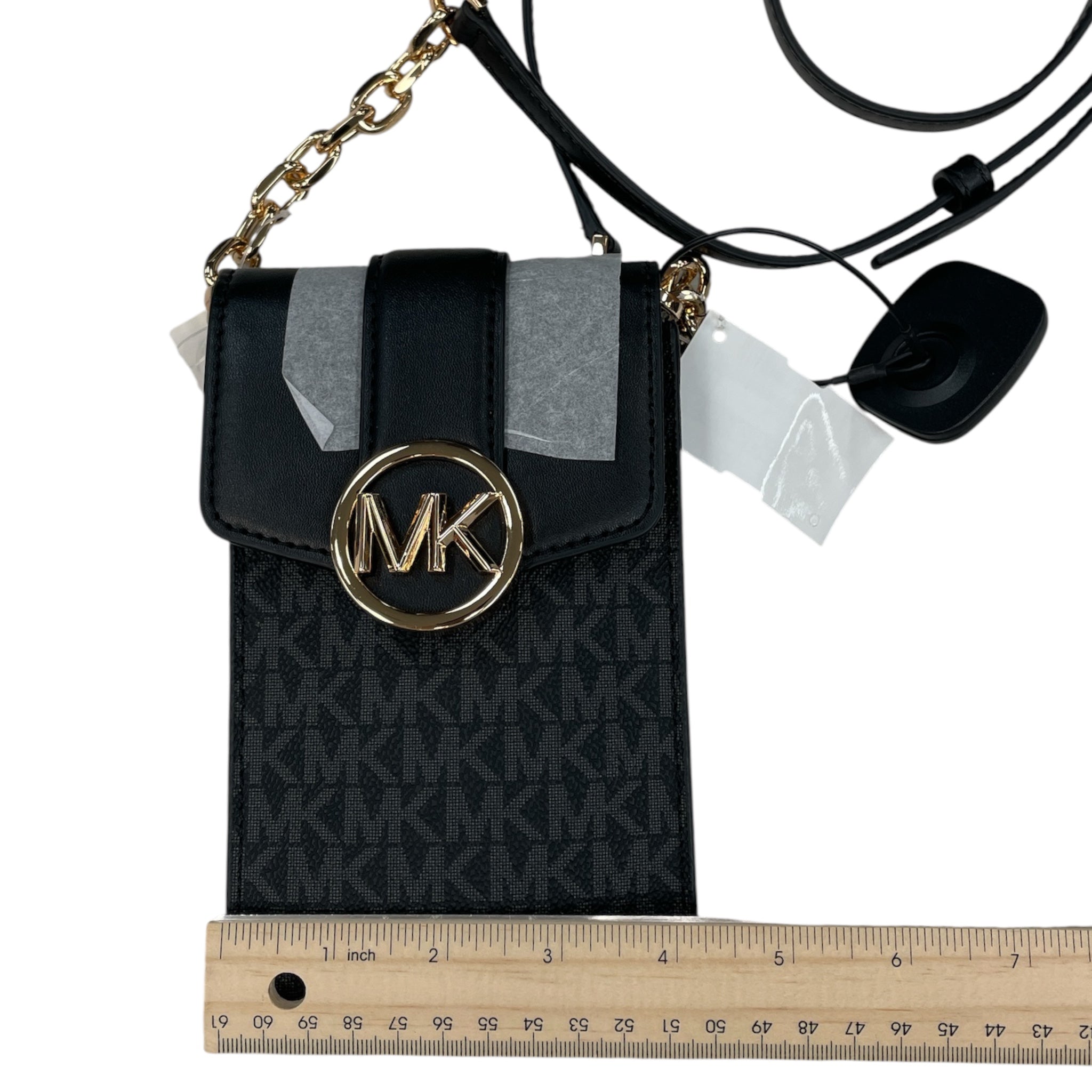 Crossbody Designer By Michael Kors In Black, Size:Small