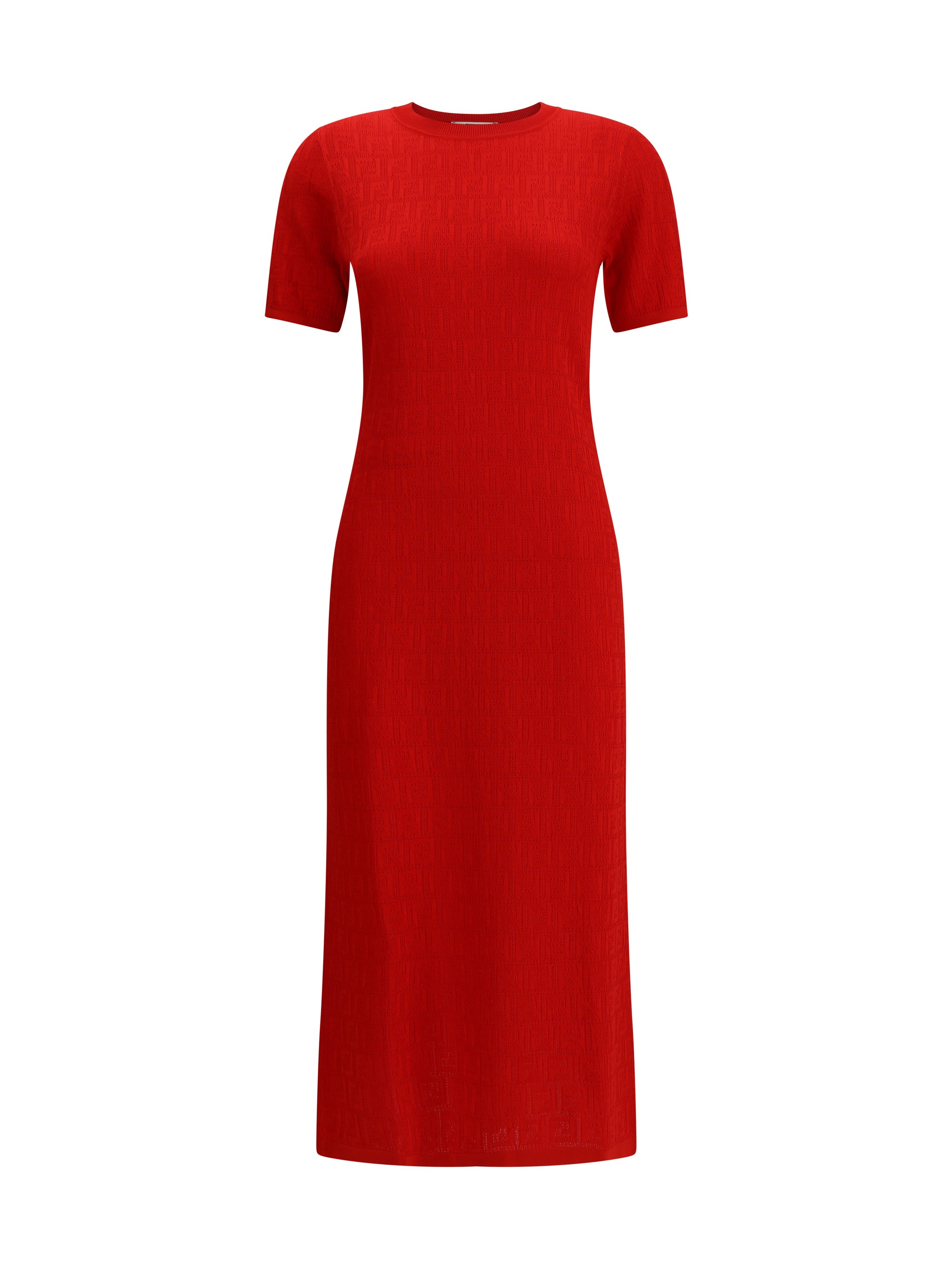 knitted midi dress