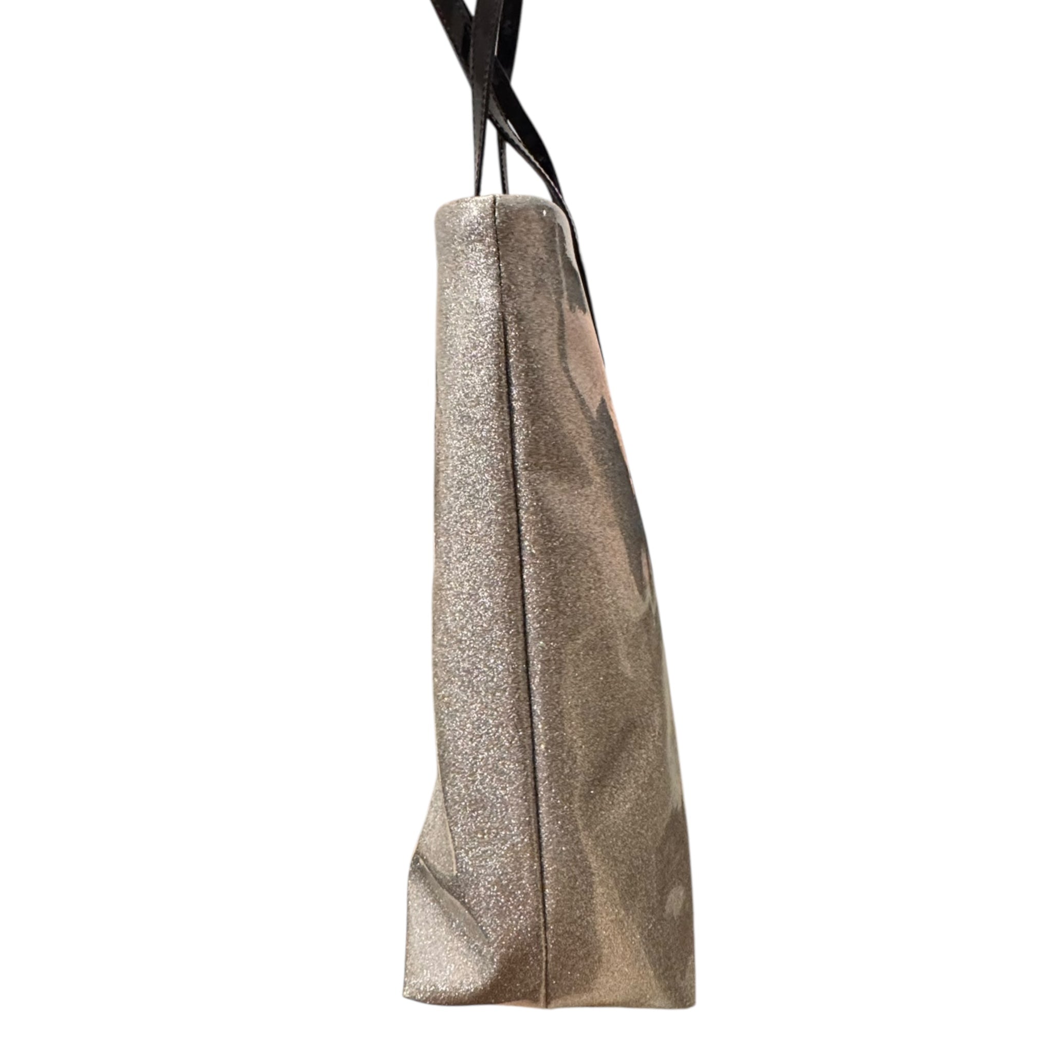 Handbag Designer By Kate Spade In Silver, Size:Large