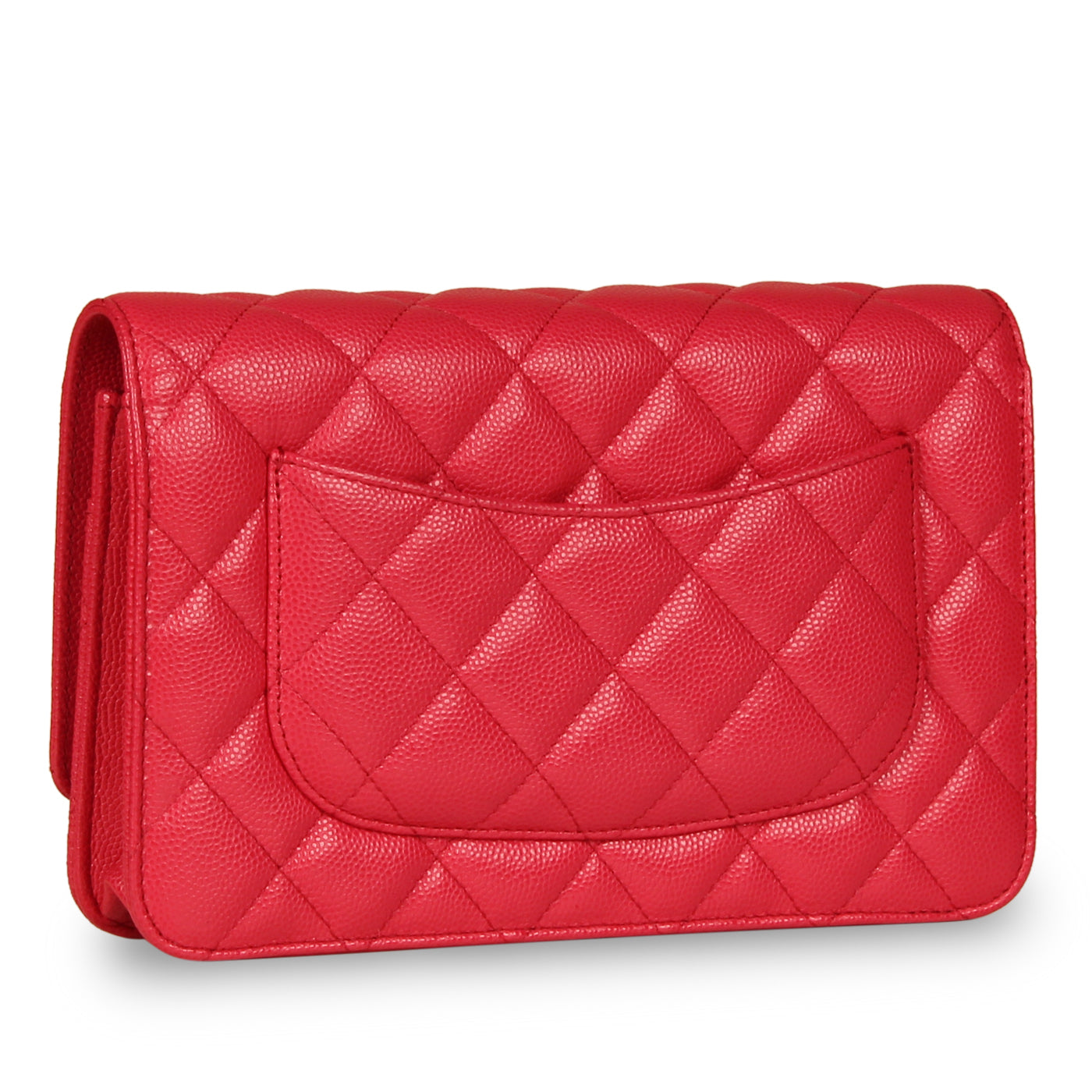 Classic Wallet on Chain - Pink Caviar