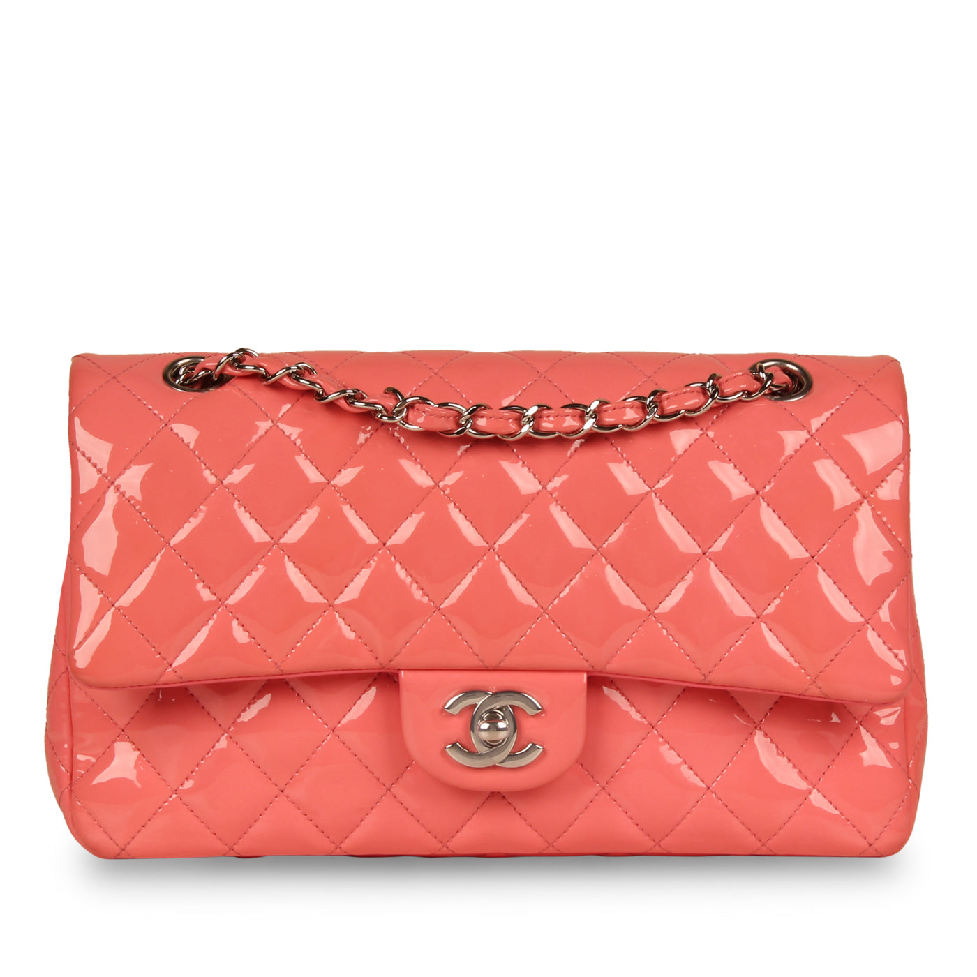 Classic Flap Bag Medium - Pink Patent