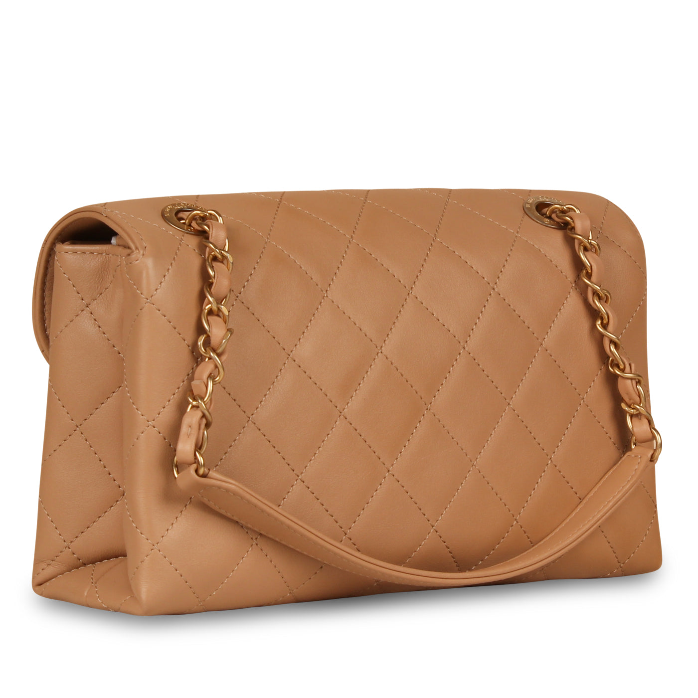 Medium Enchained Logo Flap Bag
