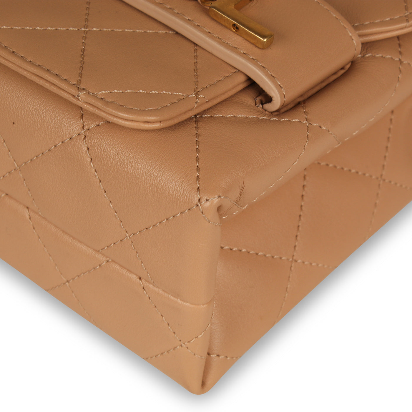 Medium Enchained Logo Flap Bag