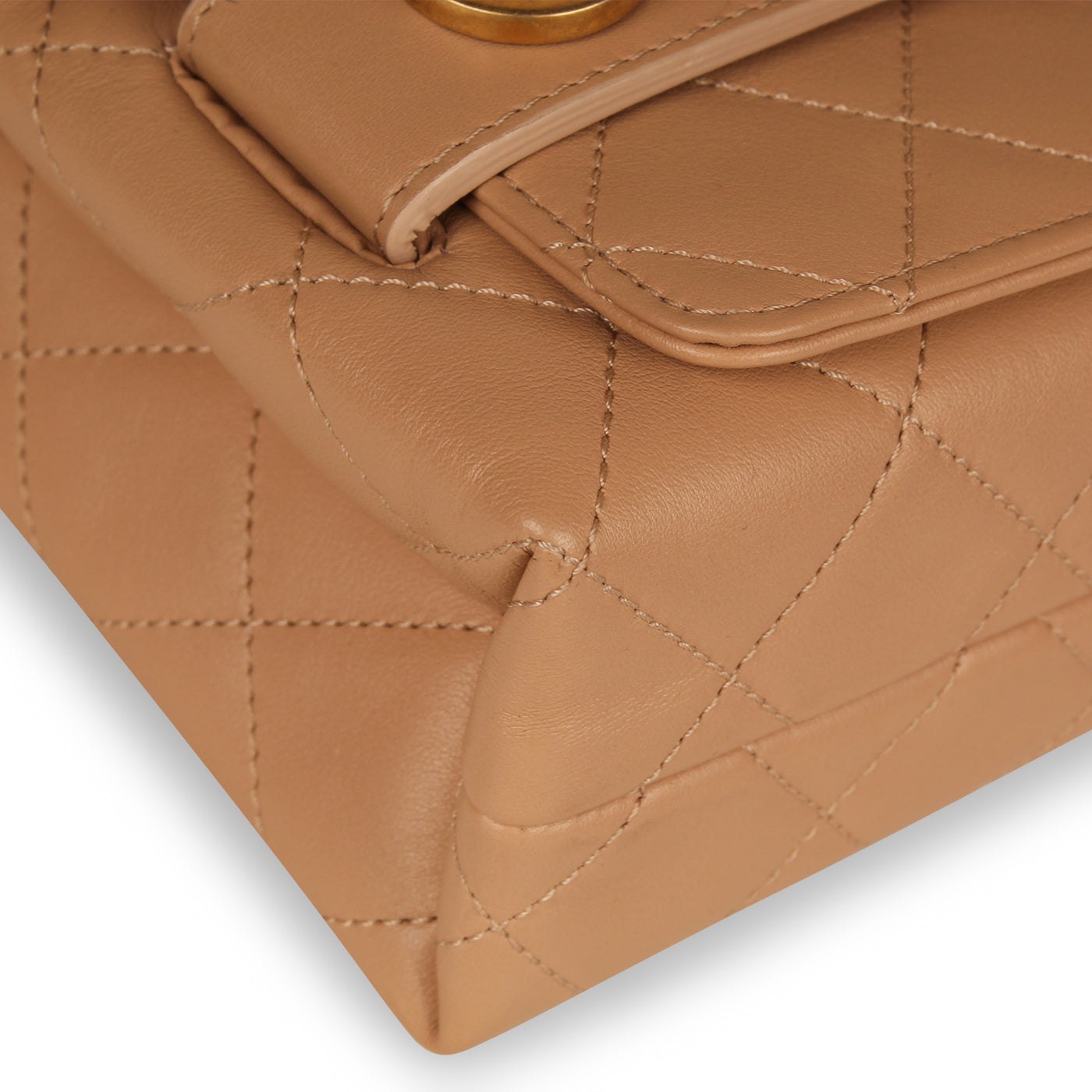 Medium Enchained Logo Flap Bag