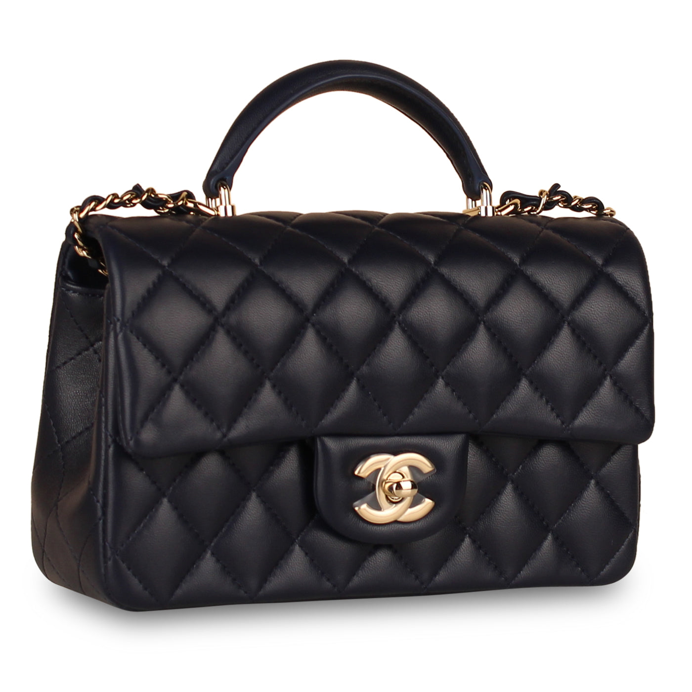 Classic Flap Bag - Mini Rectangular Top Handle
