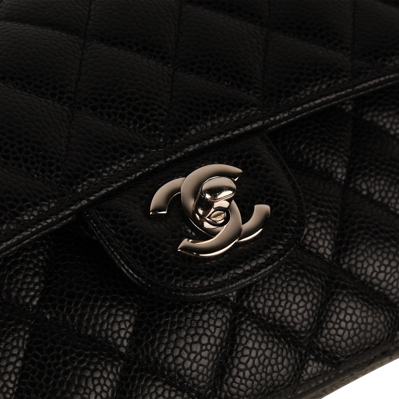 Small Classic Flap - Black Caviar