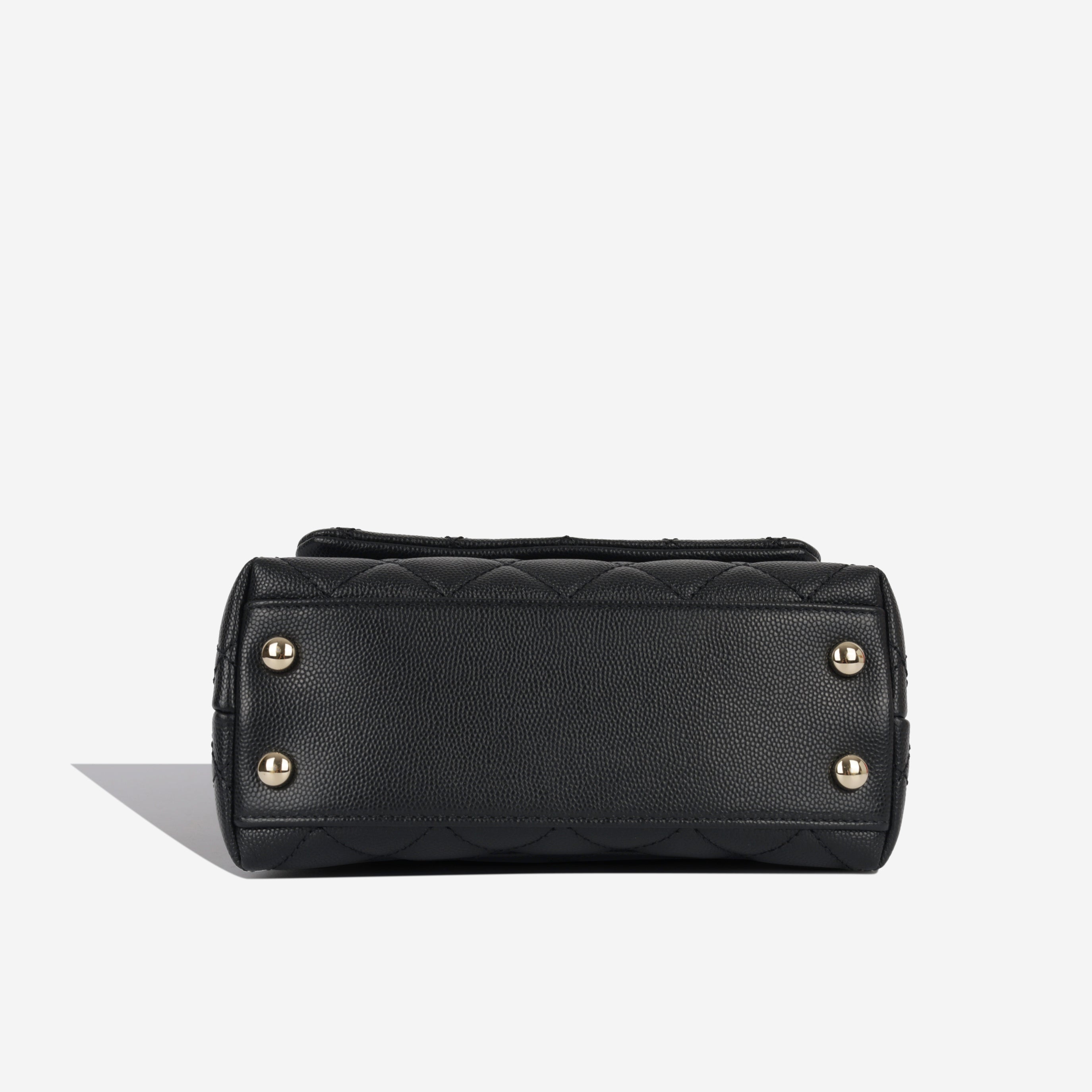 Mini Coco Handle - Black Caviar