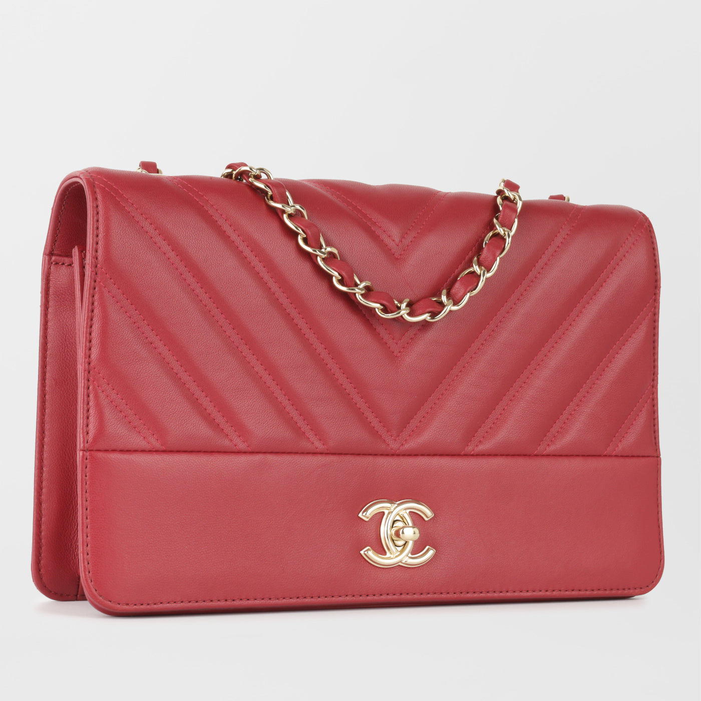 Chevron Full Flap Bag