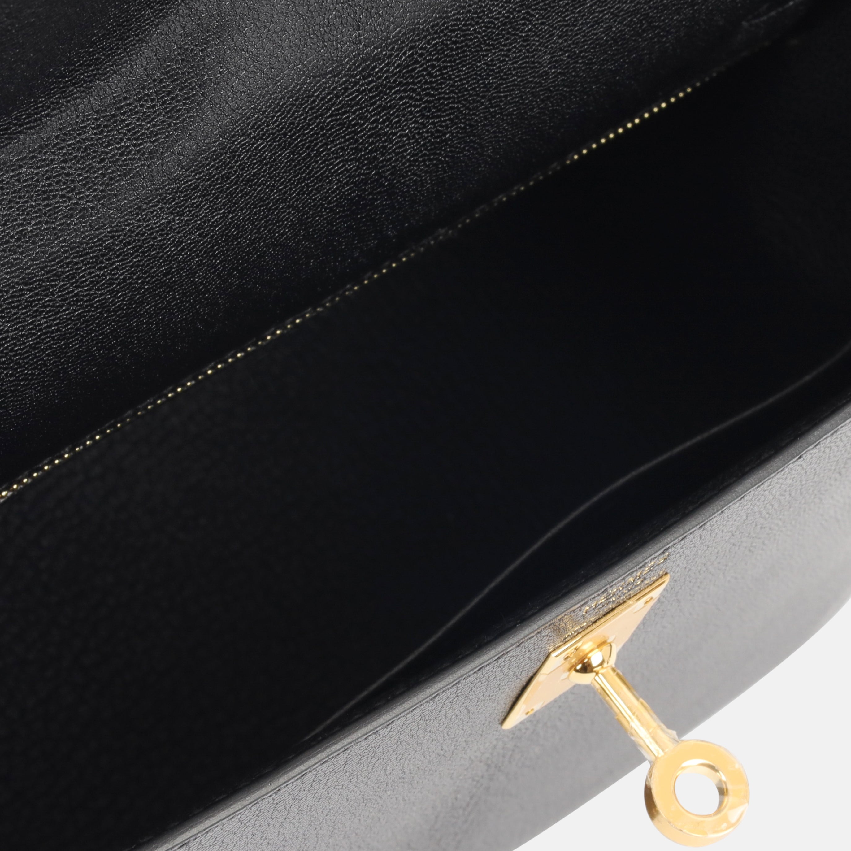 Kelly 25 - Noir Chèvre GHW