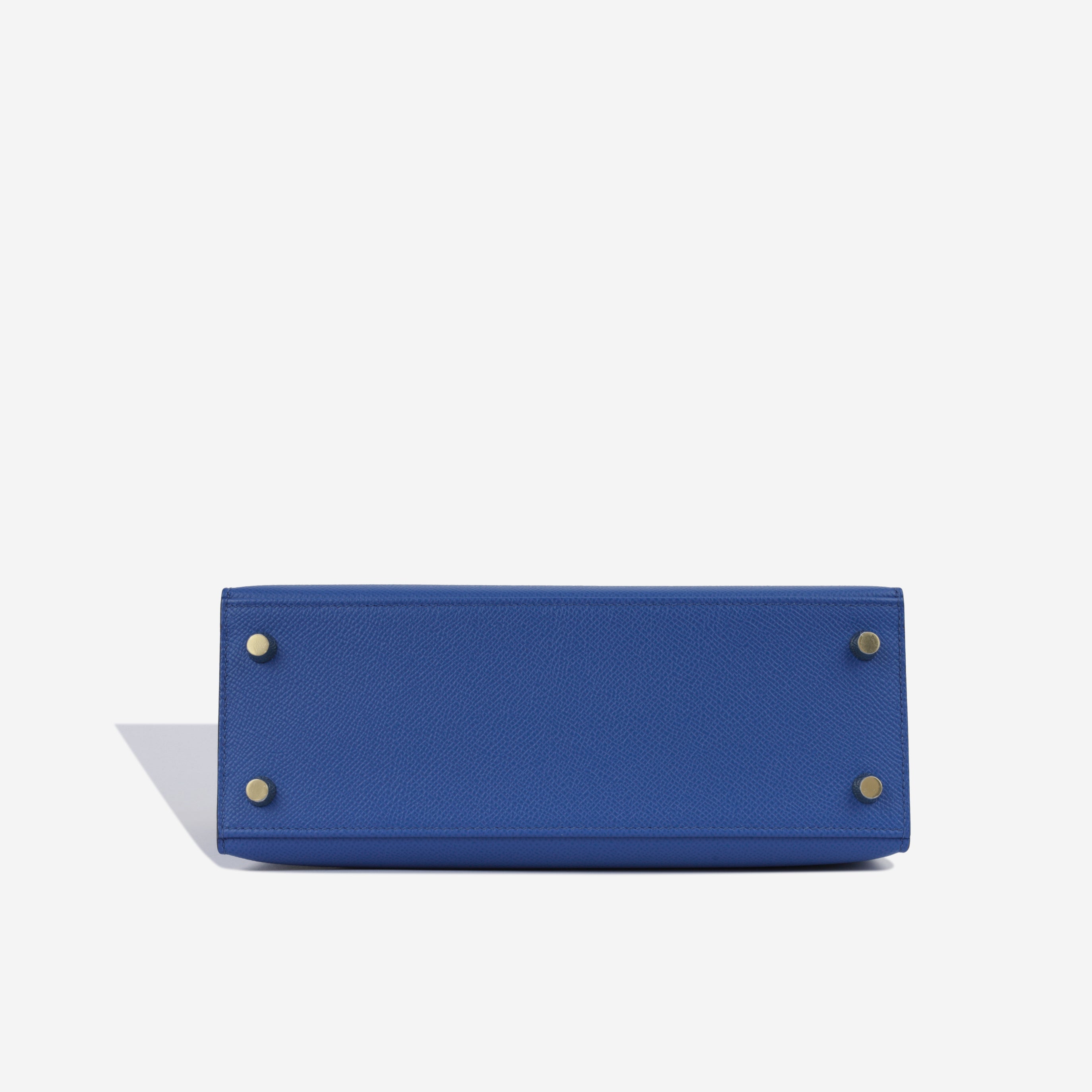 Kelly 25 - Bleu France Epsom