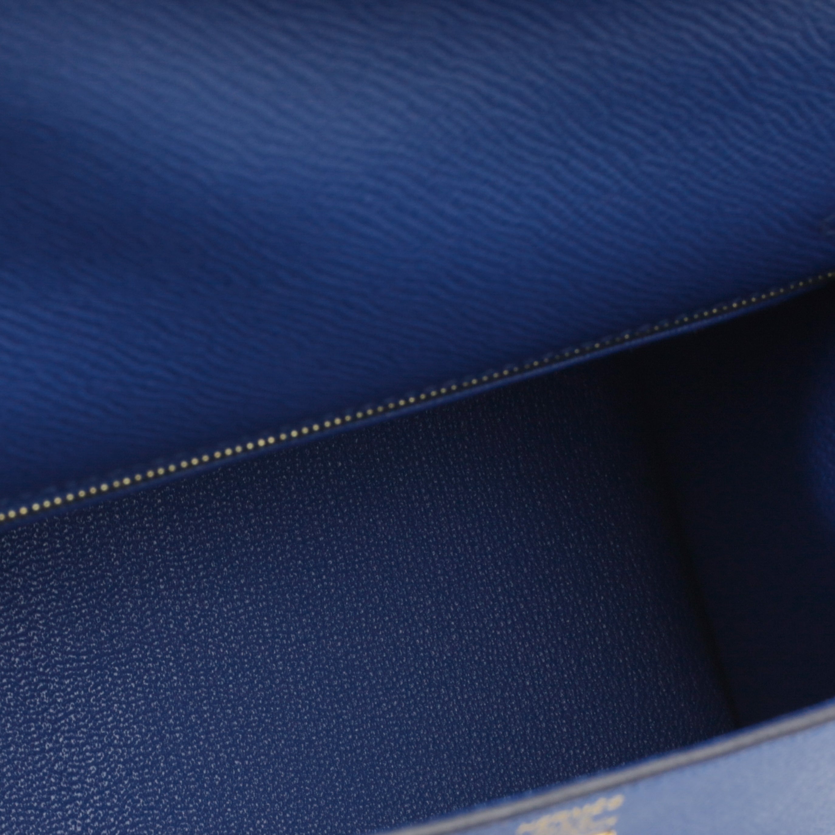 Kelly 25 - Bleu France Epsom