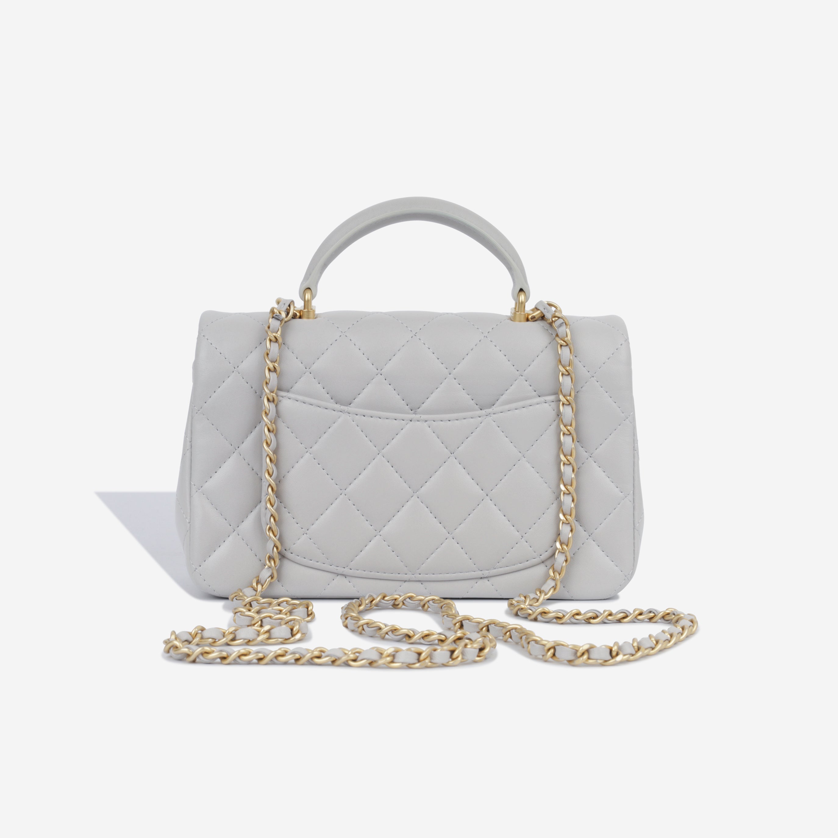 Mini Flap Bag With Top Handle