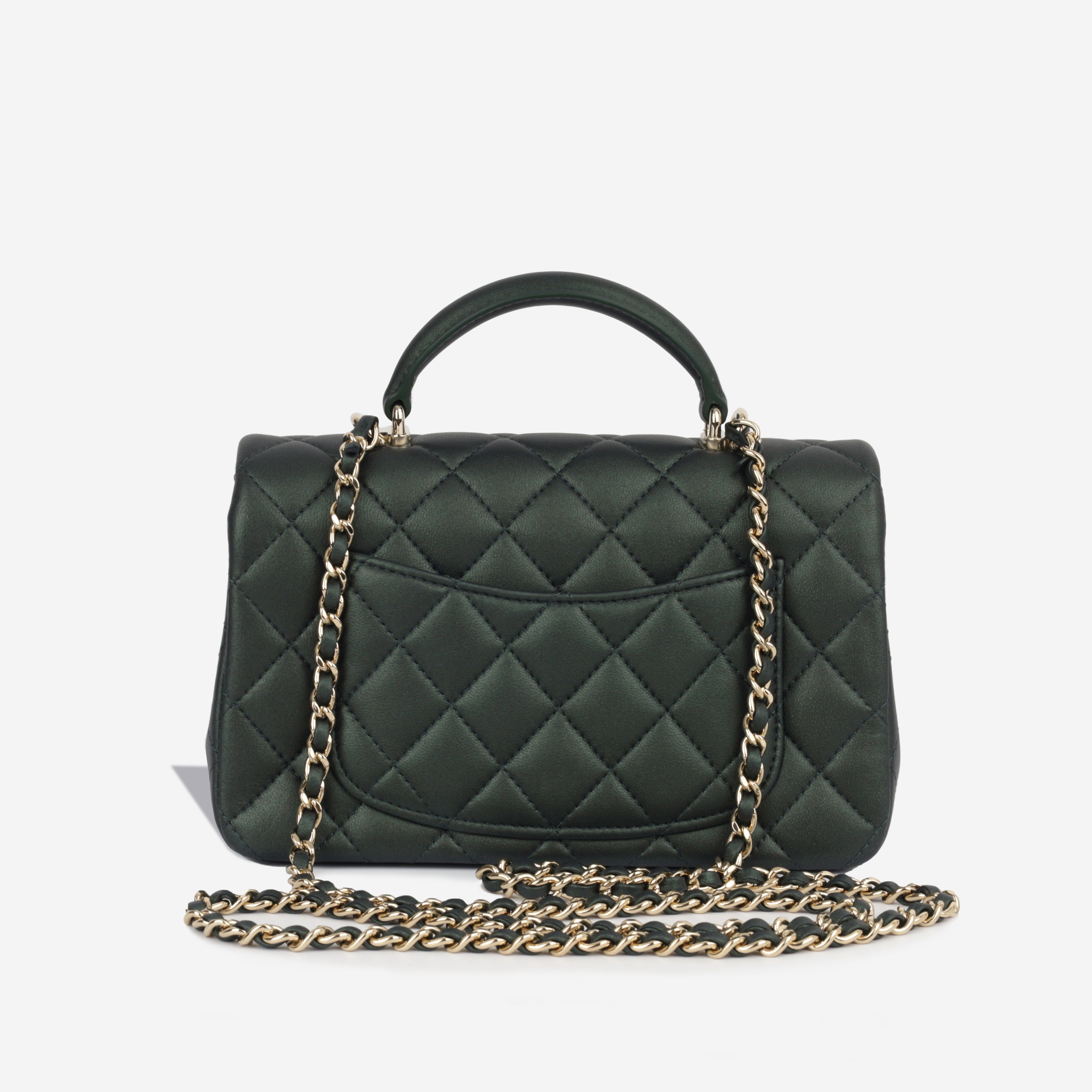 Mini Flap Bag With Top Handle
