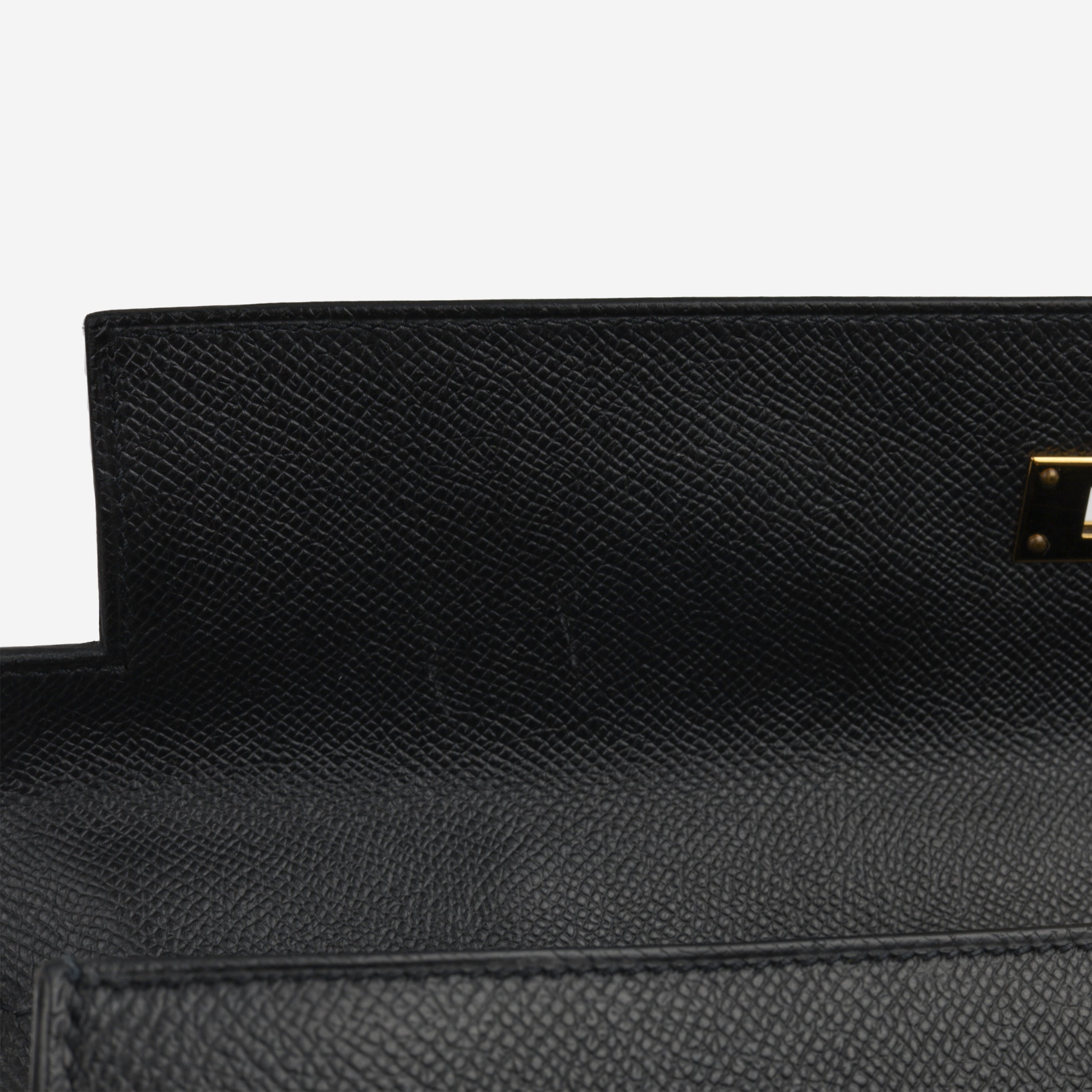 Kelly 35 - Noir Epsom