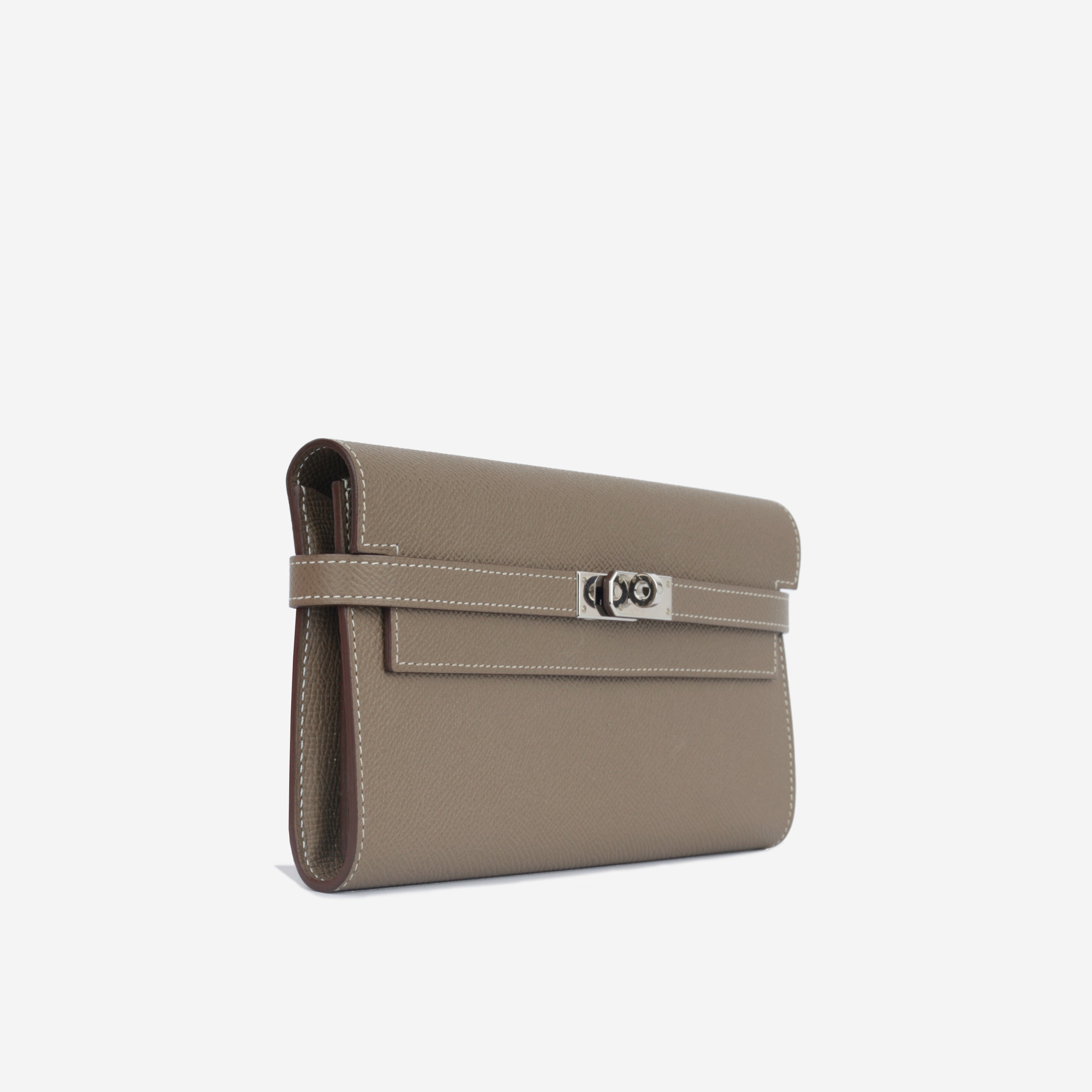 Kelly Classic Wallet - Etoupe Epsom