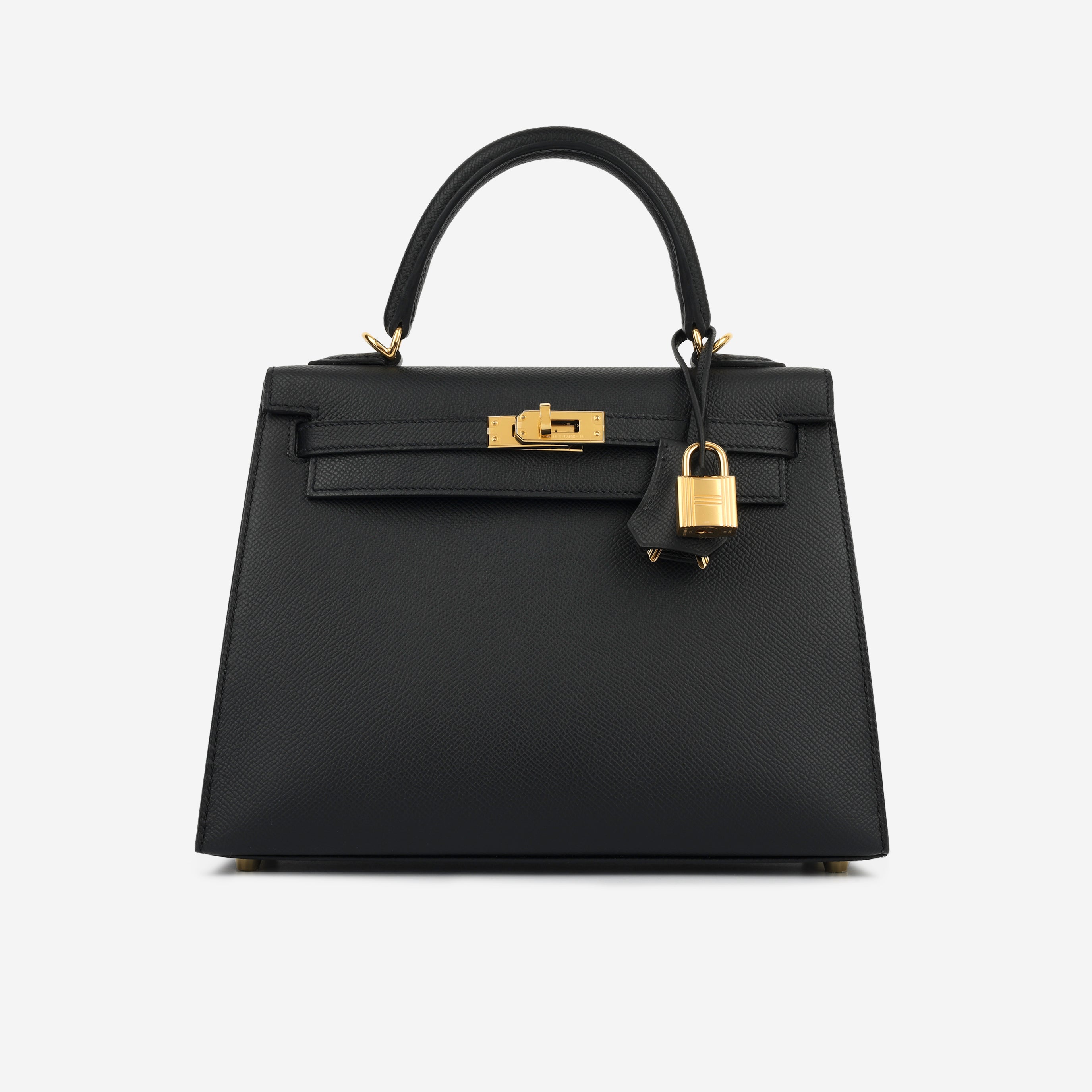 Hermès Kelly 25 - Black Epsom | Gold Hardware