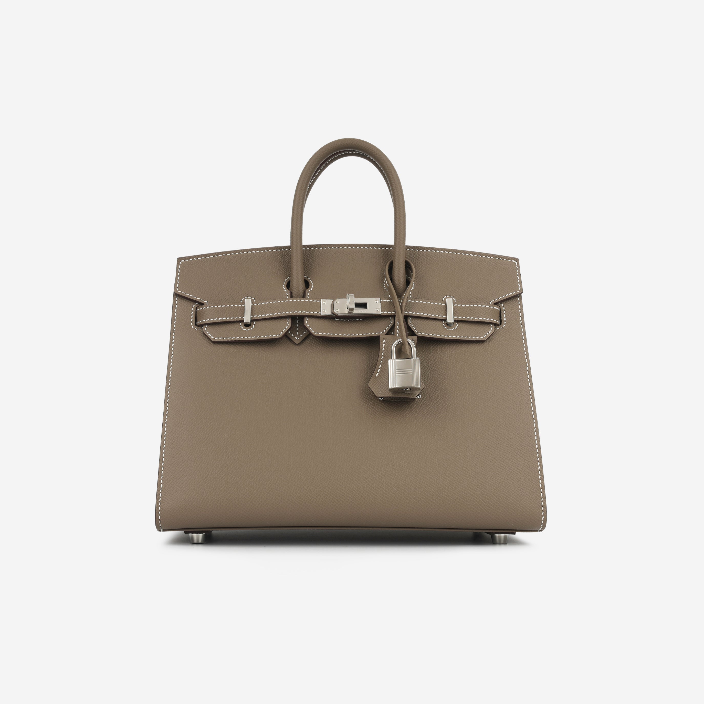 Hermès Birkin 25 Sellier - Etoupe Epsom | Palladium Hardware