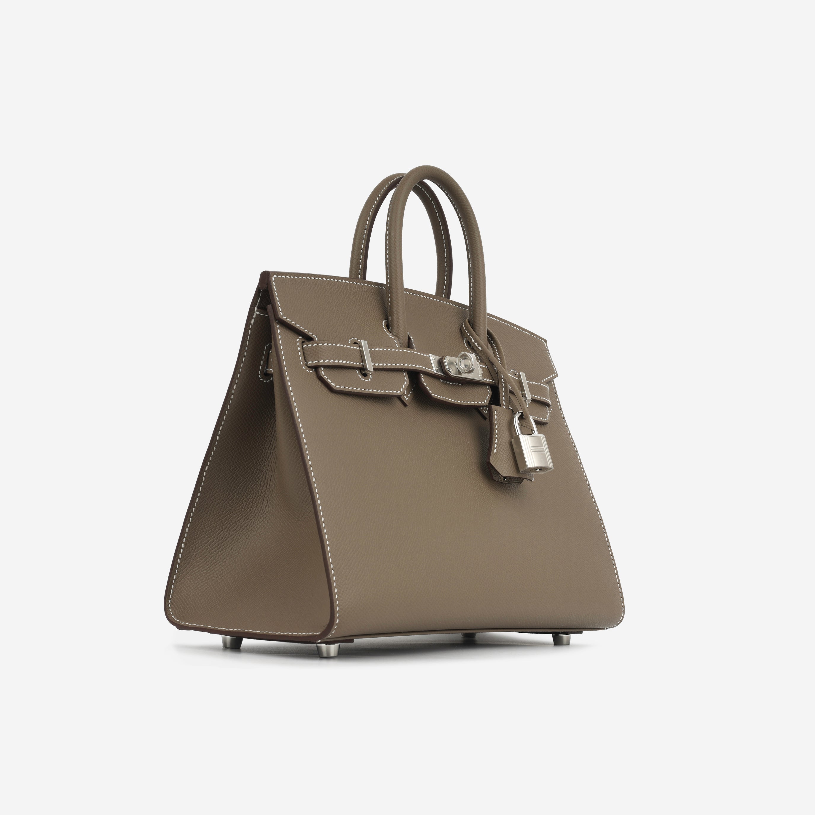 Hermès Birkin 25 Sellier - Etoupe Epsom | Palladium Hardware
