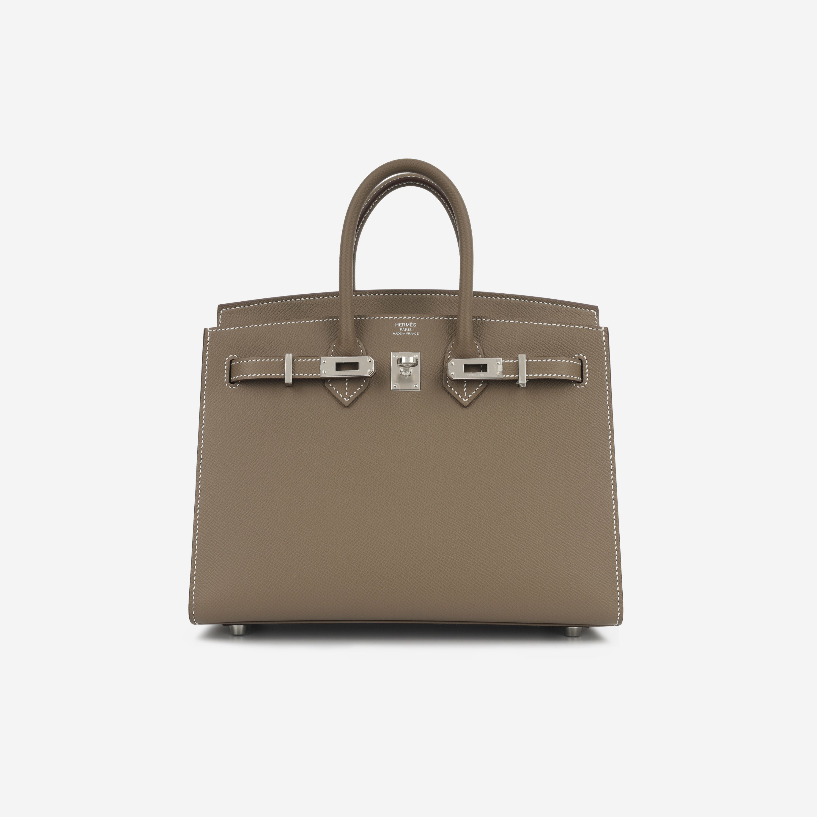 Hermès Birkin 25 Sellier - Etoupe Epsom | Palladium Hardware