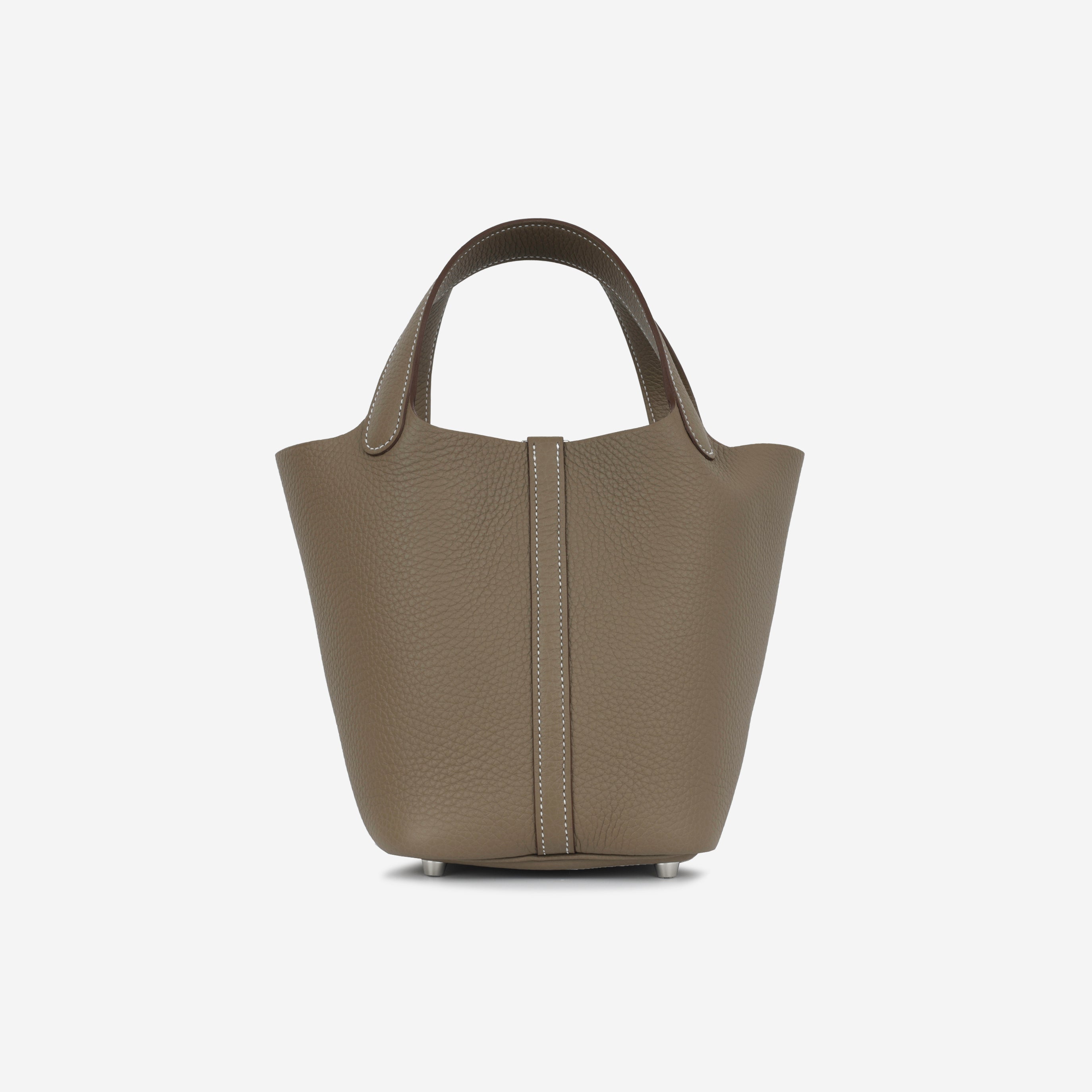 Hermès Picotin 18 - Etoupe Etoupe Clemence | Palladium Hardware