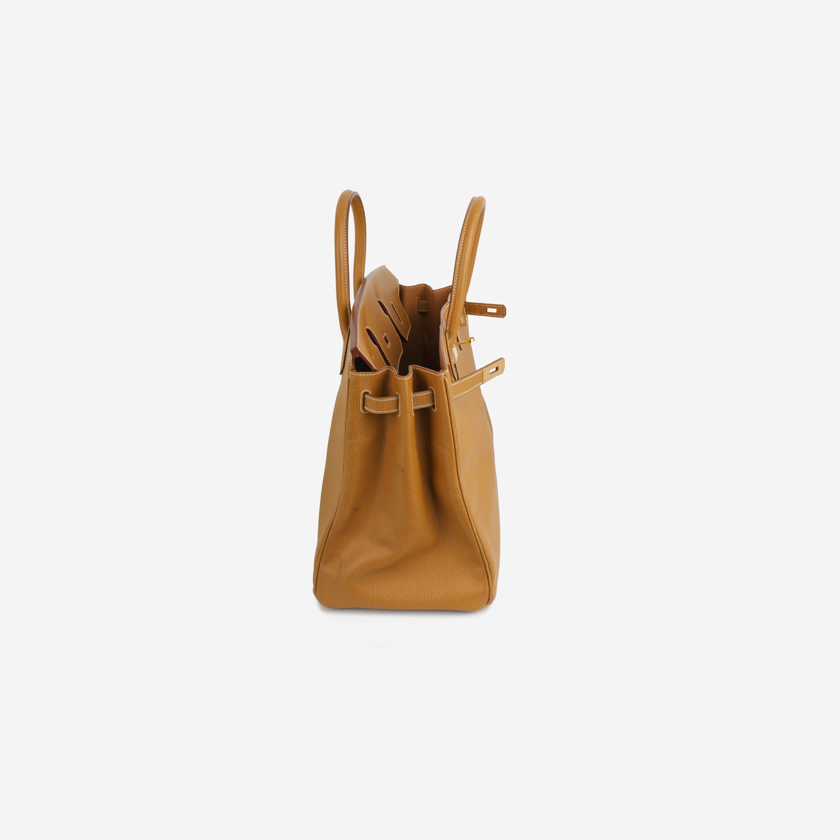 Hermès Vintage Birkin 40 - Natural Sable Ardennes | Gold Hardware