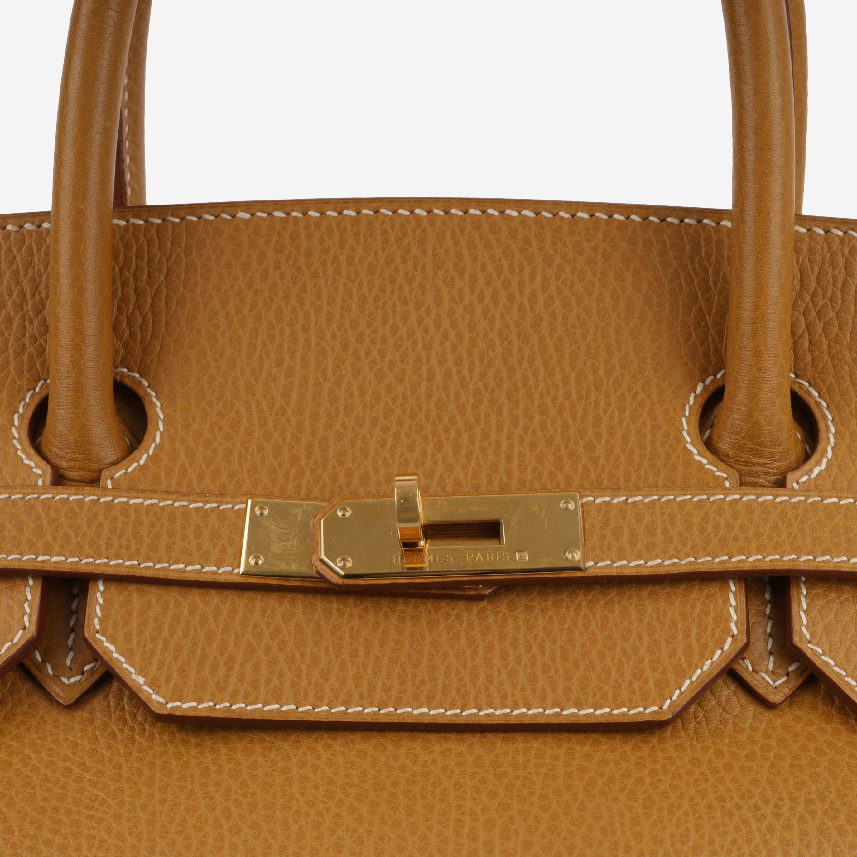 Hermès Vintage Birkin 40 - Natural Sable Ardennes | Gold Hardware