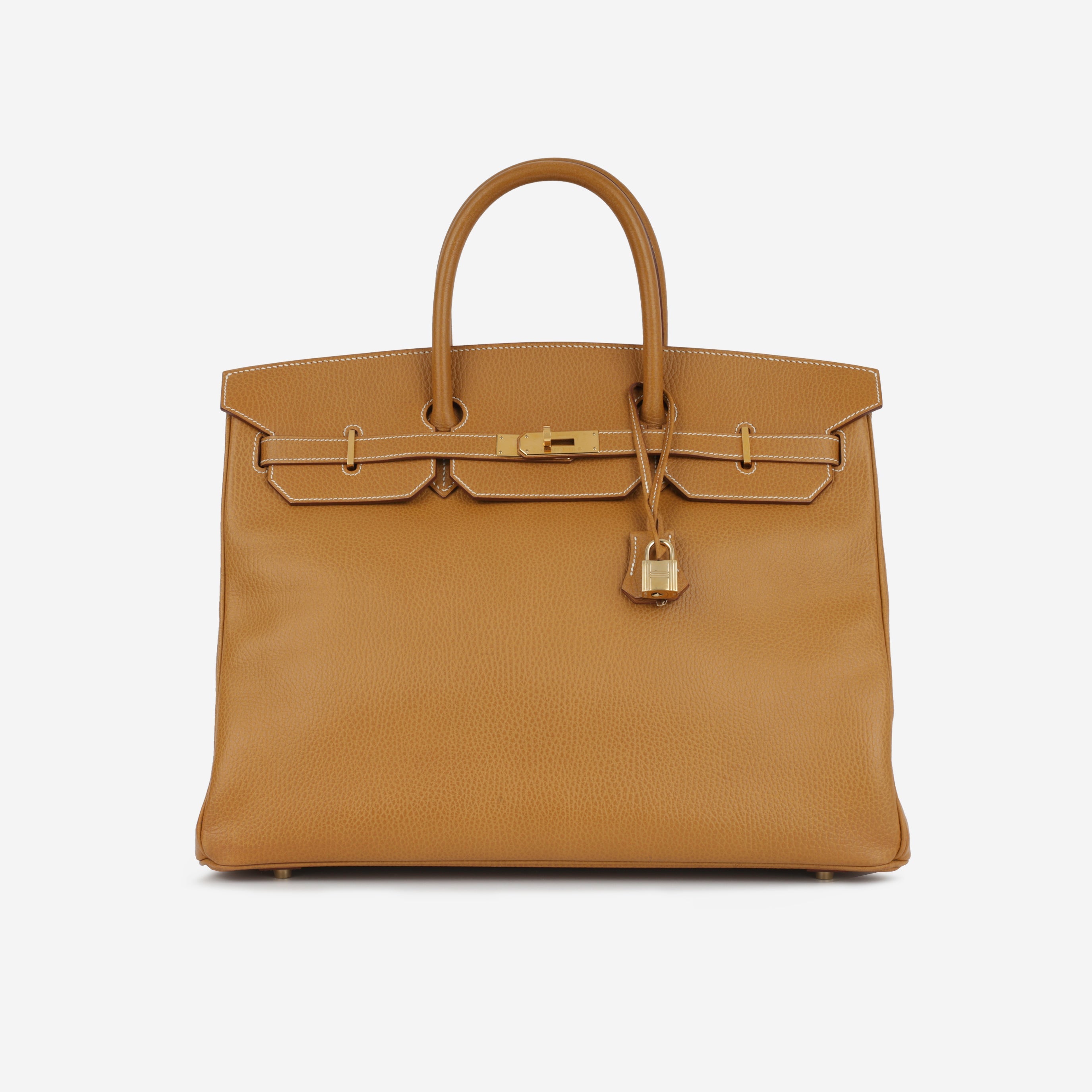 Hermès Vintage Birkin 40 - Natural Sable Ardennes | Gold Hardware