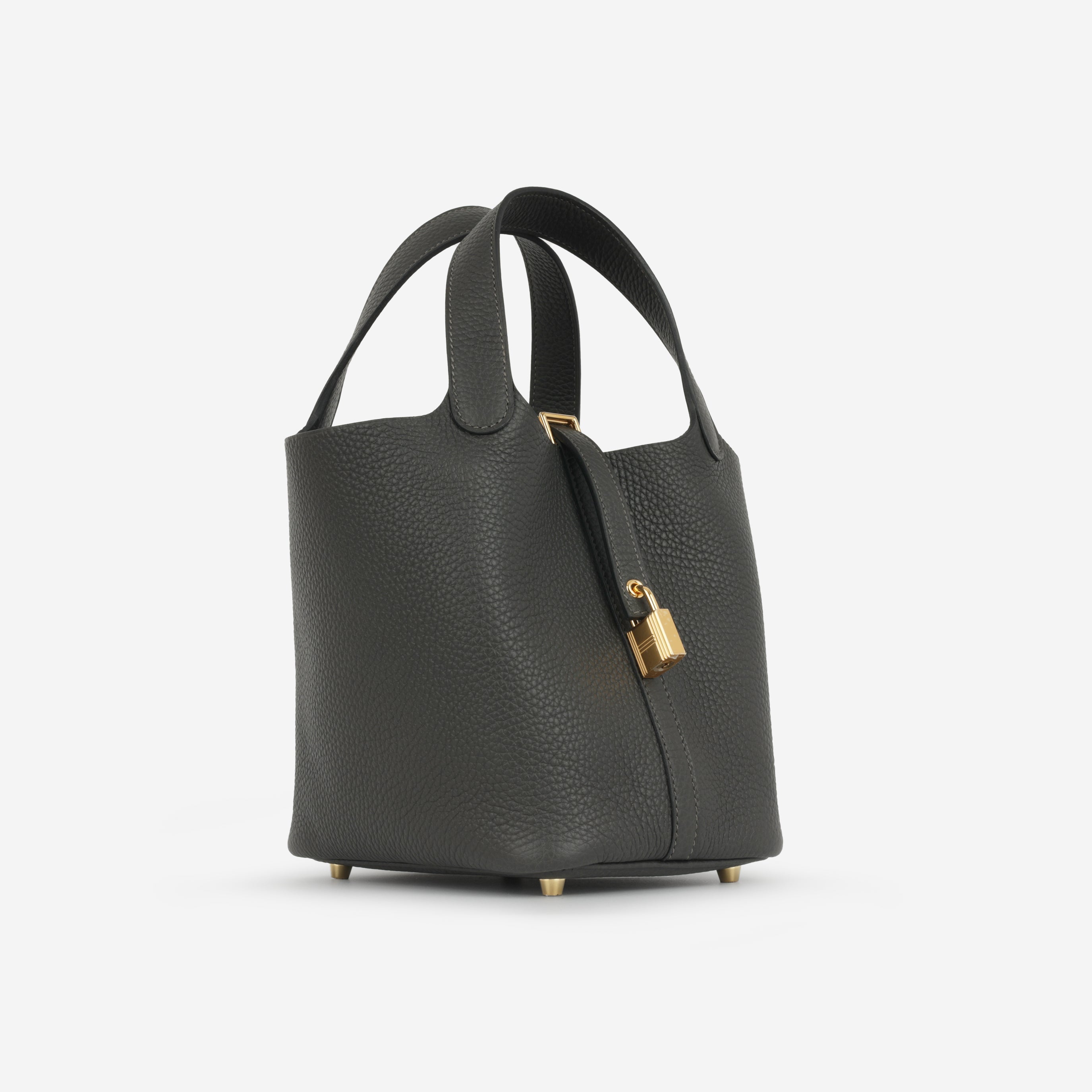 Picotin 18 - Dark Bronze Clemence | Gold Hardware