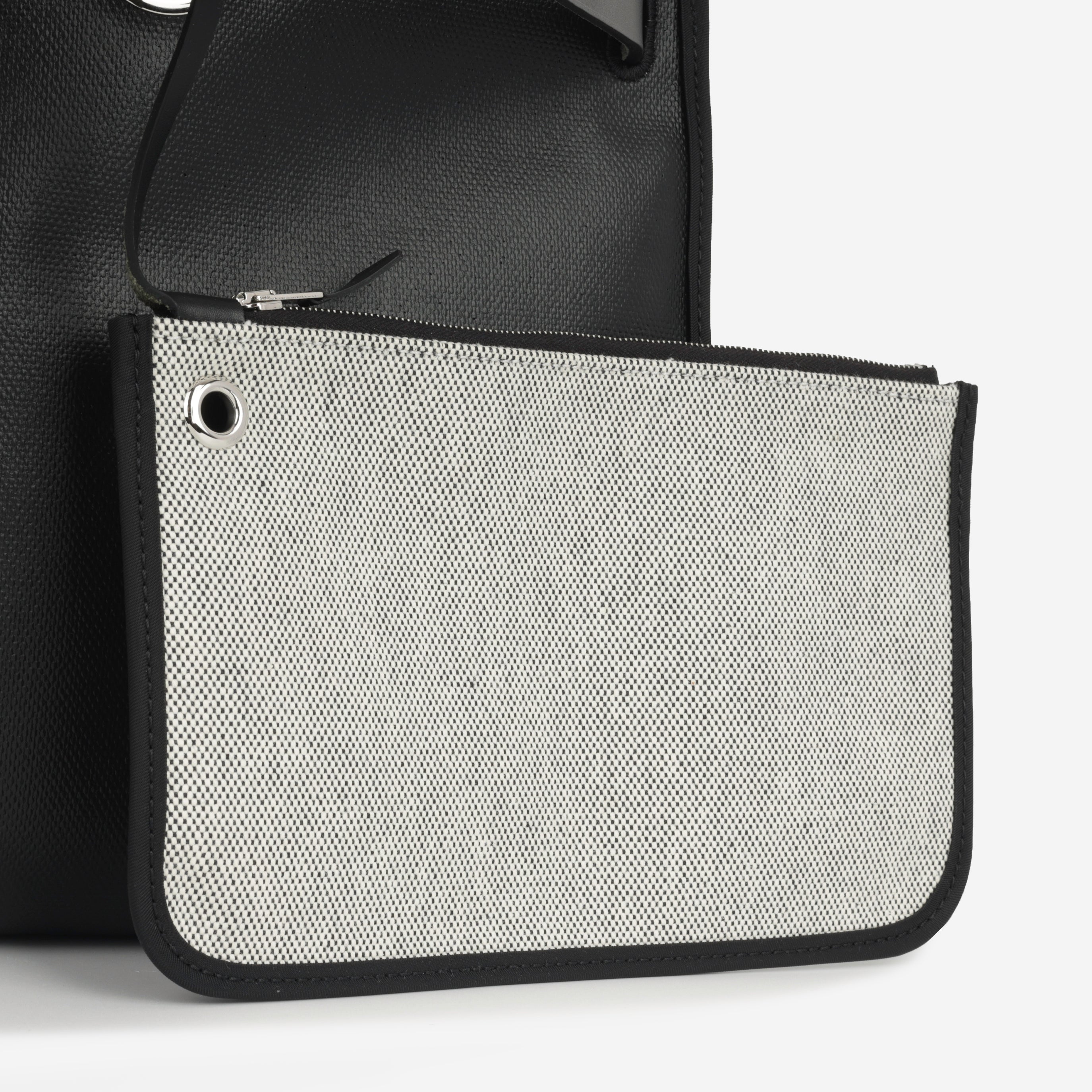 Hermès Herbag 31 - Noir Berline Toile | Palladium Hardware