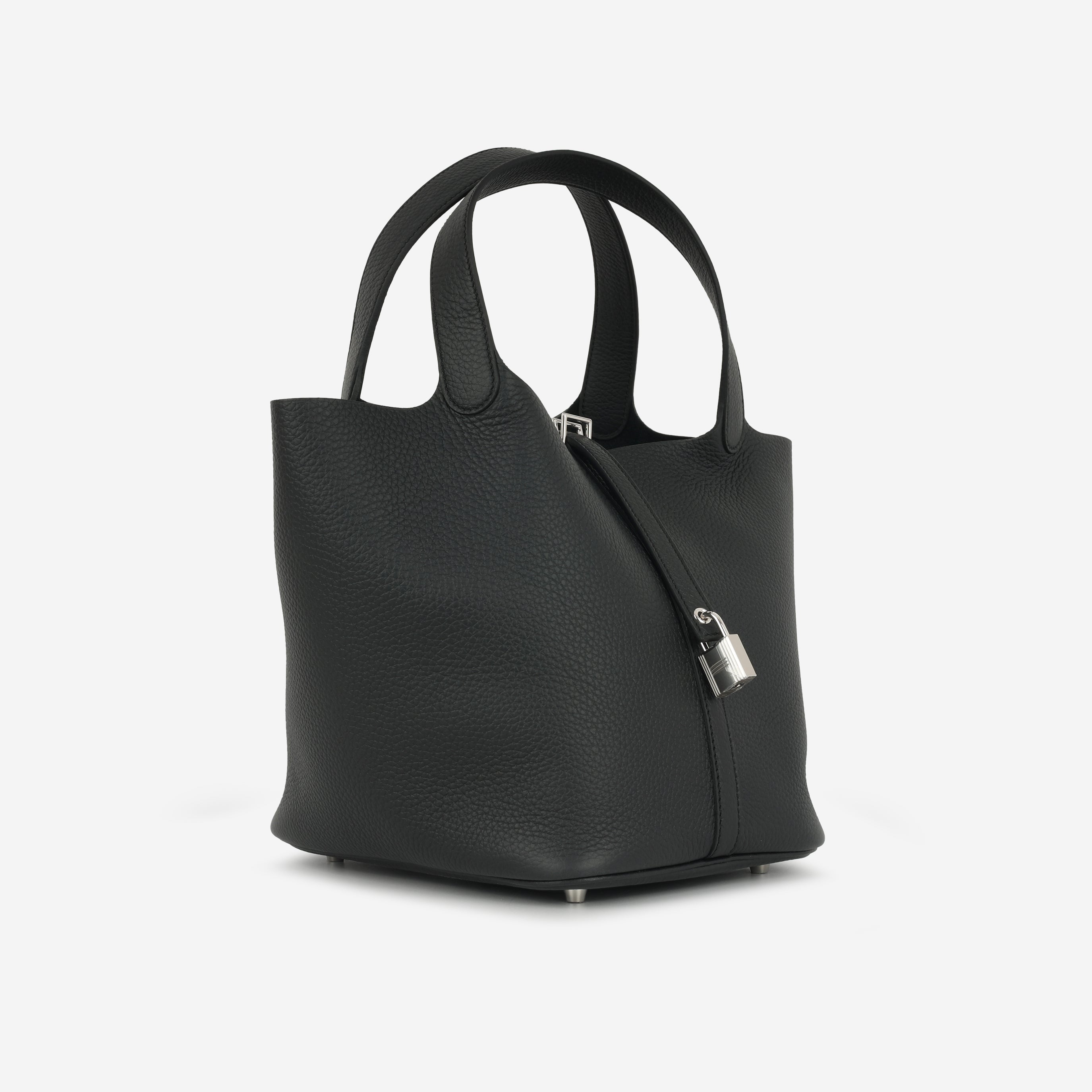 Hermès Picotin 22 - Black Clemence | Palladium Hardware
