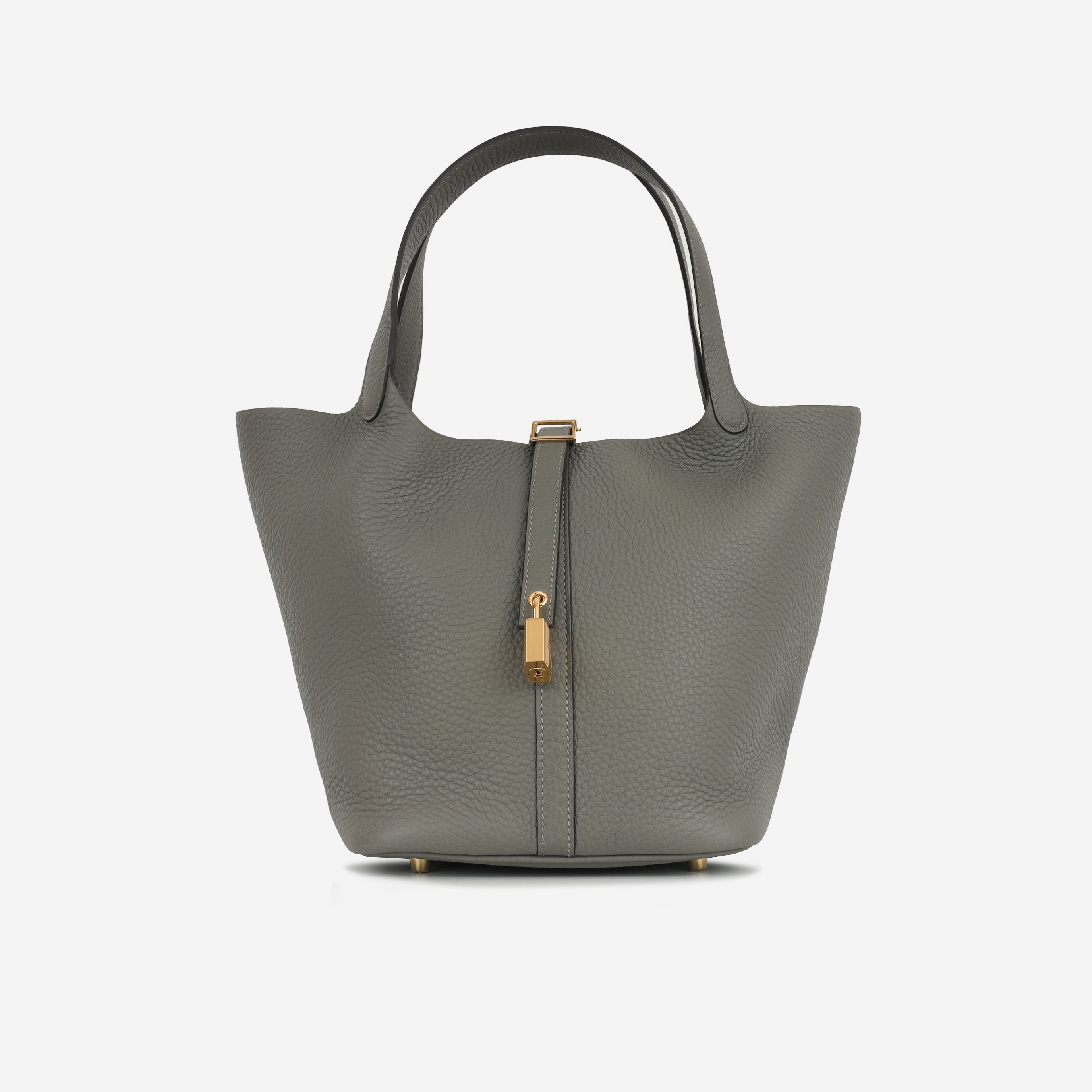 Hermès Picotin 22 - Gris Meyer Clemence | Gold Hardware
