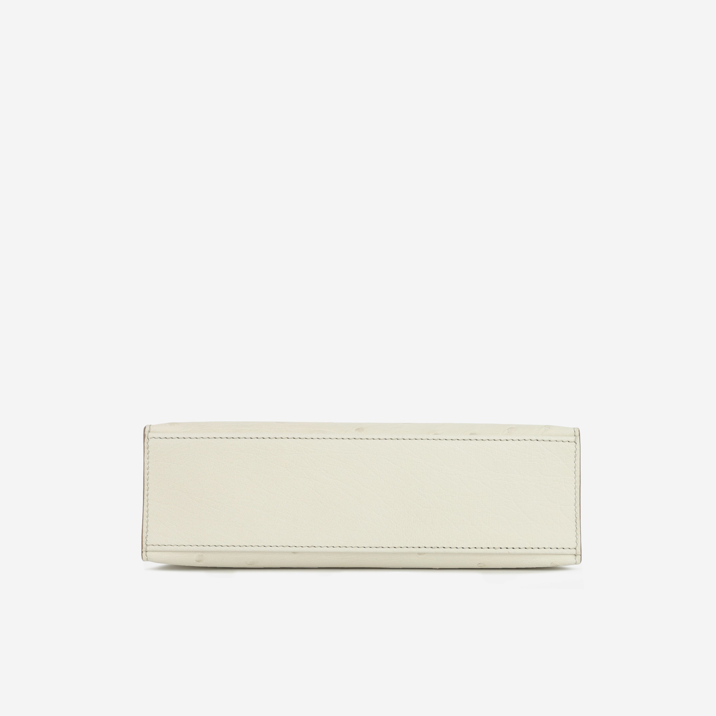 Hermès Kelly Pochette - Beton Ostrich | Palladium Hardware