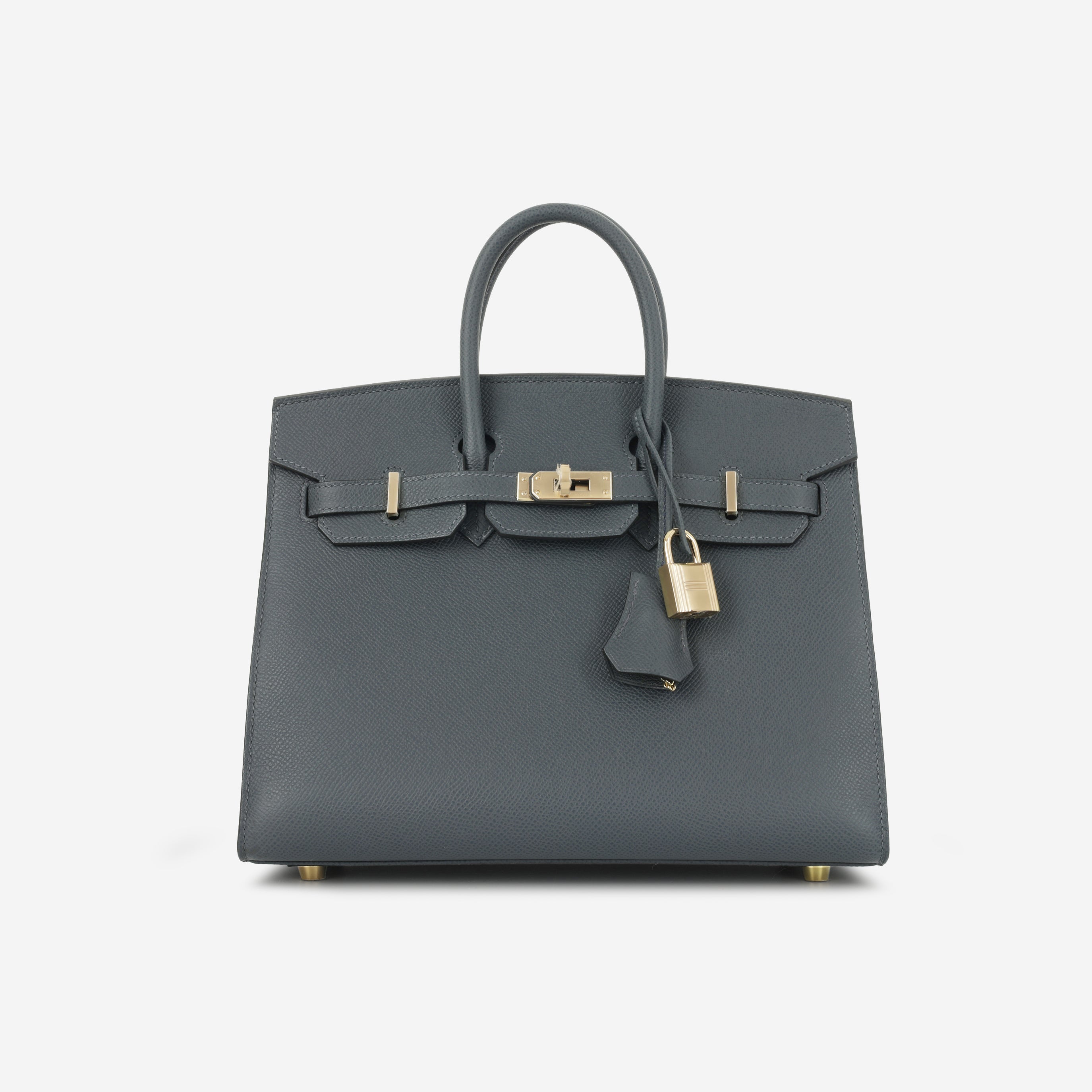 Birkin 25 - Gris Misty Epsom | Permabrass hardware