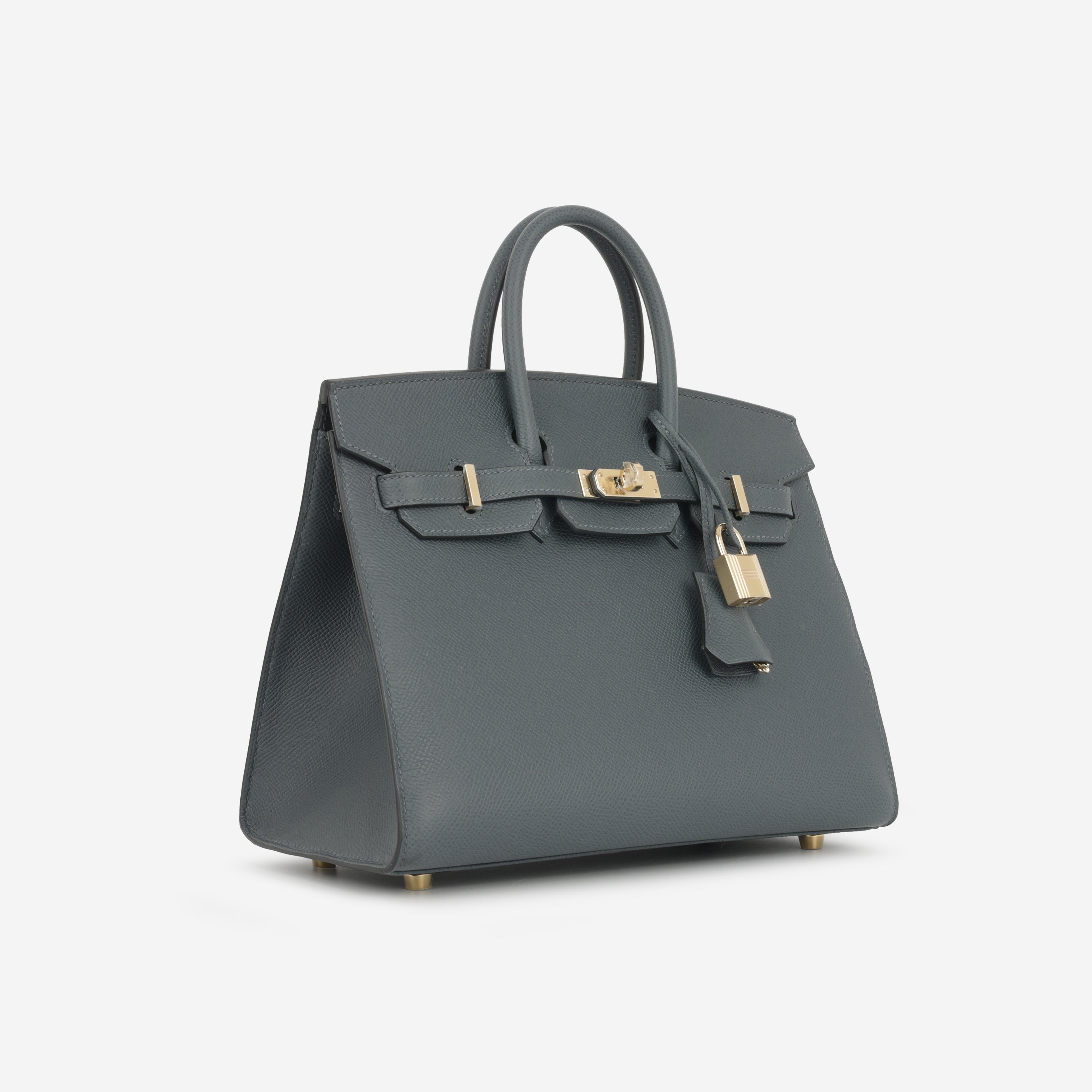Birkin 25 - Gris Misty Epsom | Permabrass hardware