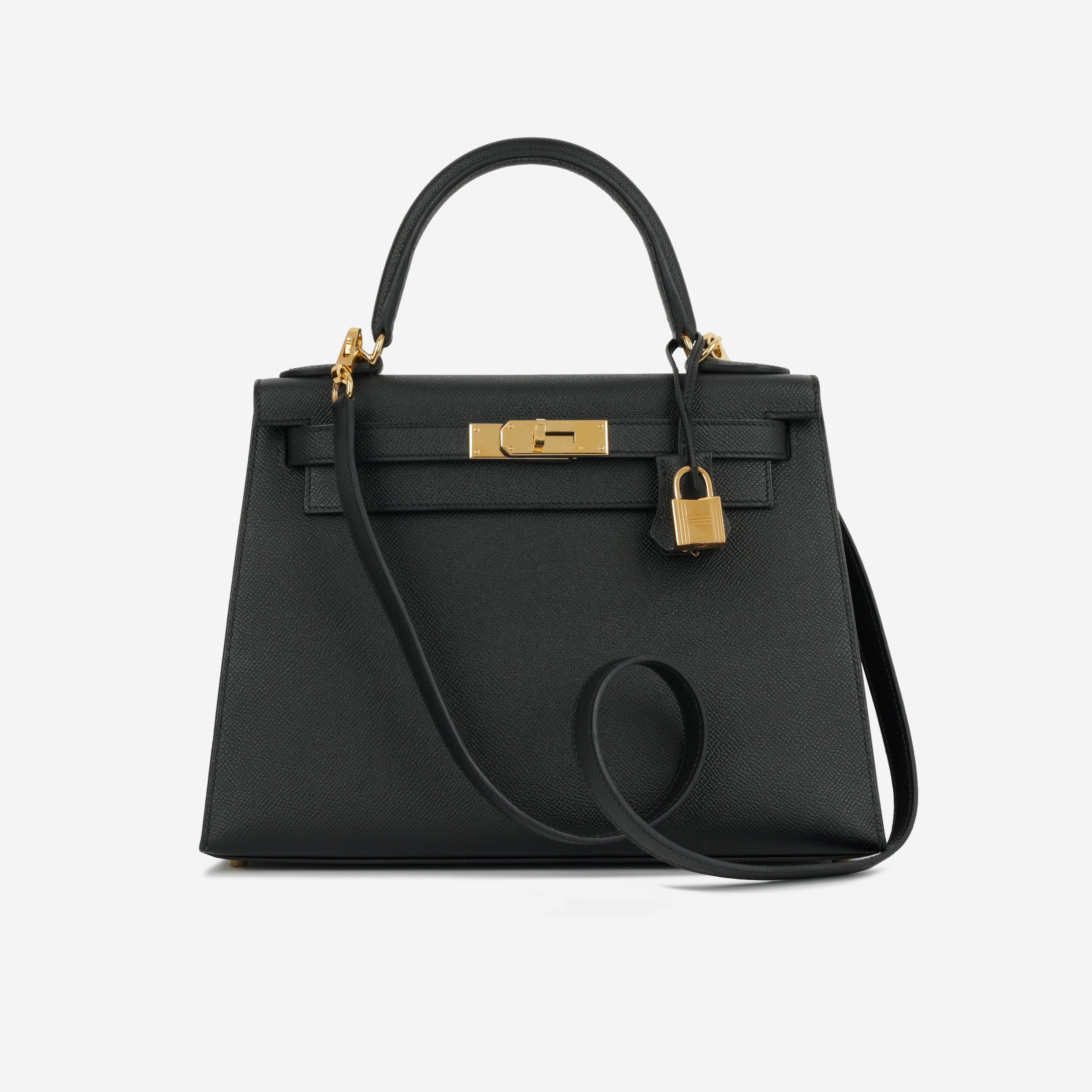 Hermès Kelly 28 Sellier - Noir Epsom | Gold Hardware