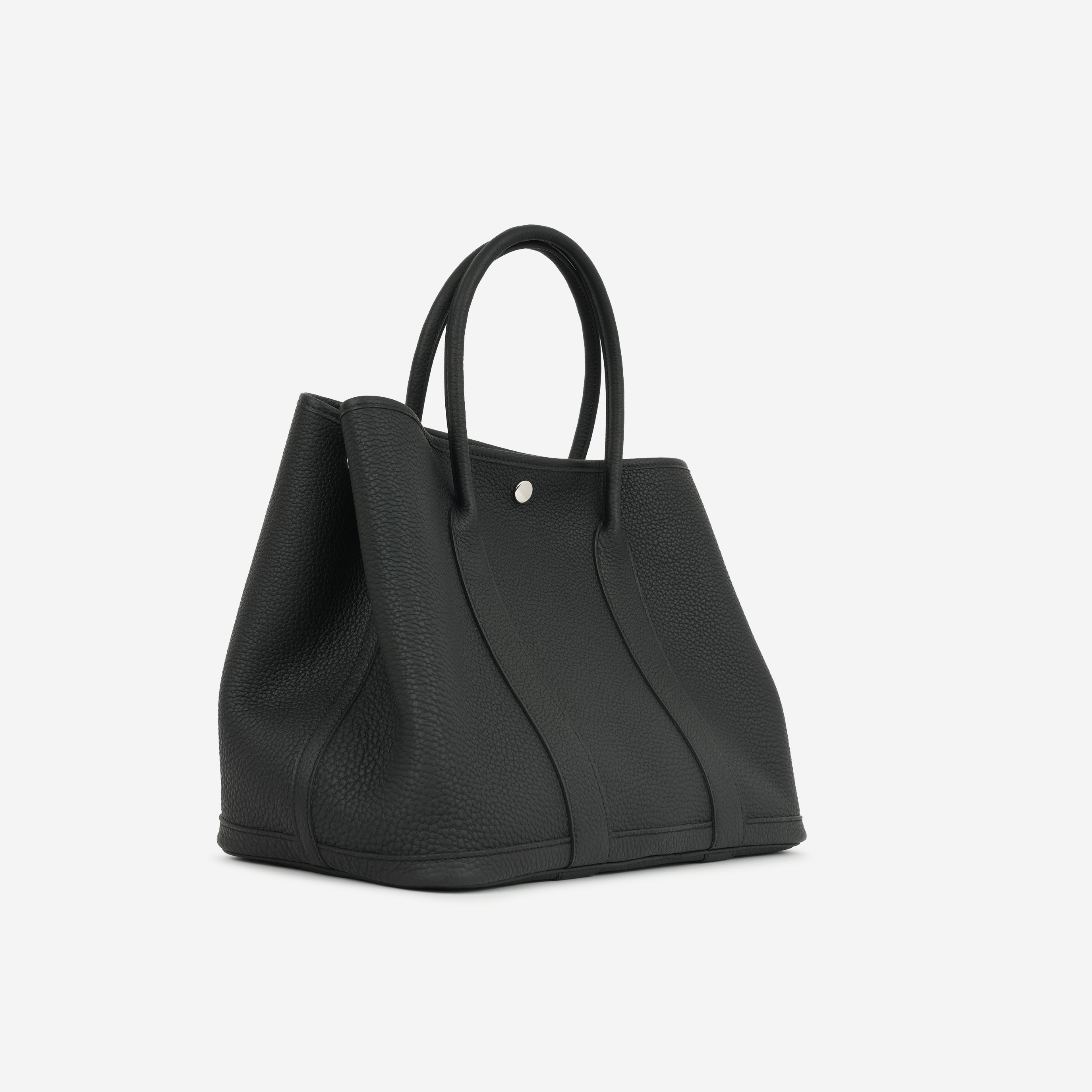 Hermès Garden Party 36 - Noir Negonda Leather | Palladium Hardware