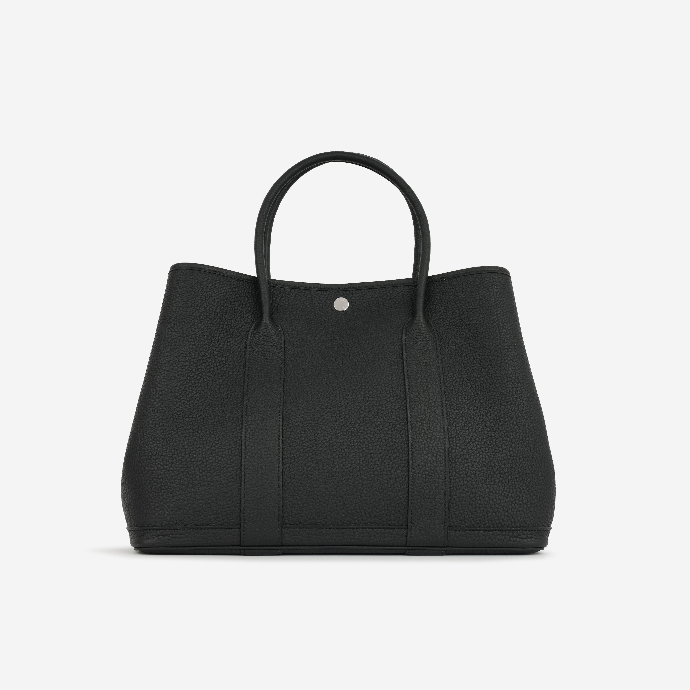 Hermès Garden Party 36 - Noir Negonda Leather | Palladium Hardware