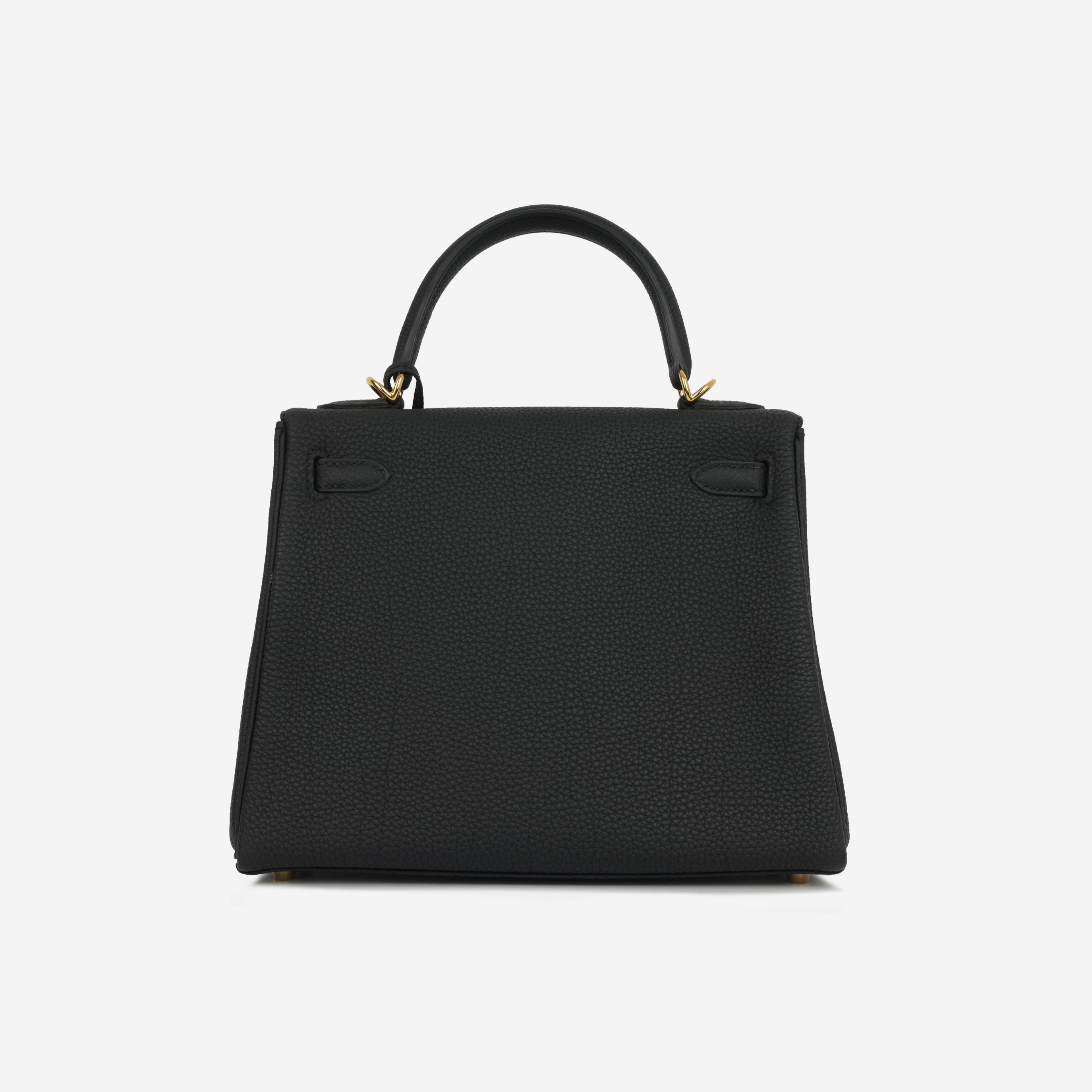 Hermè Kelly 25 - Black Togo | Gold Hardware
