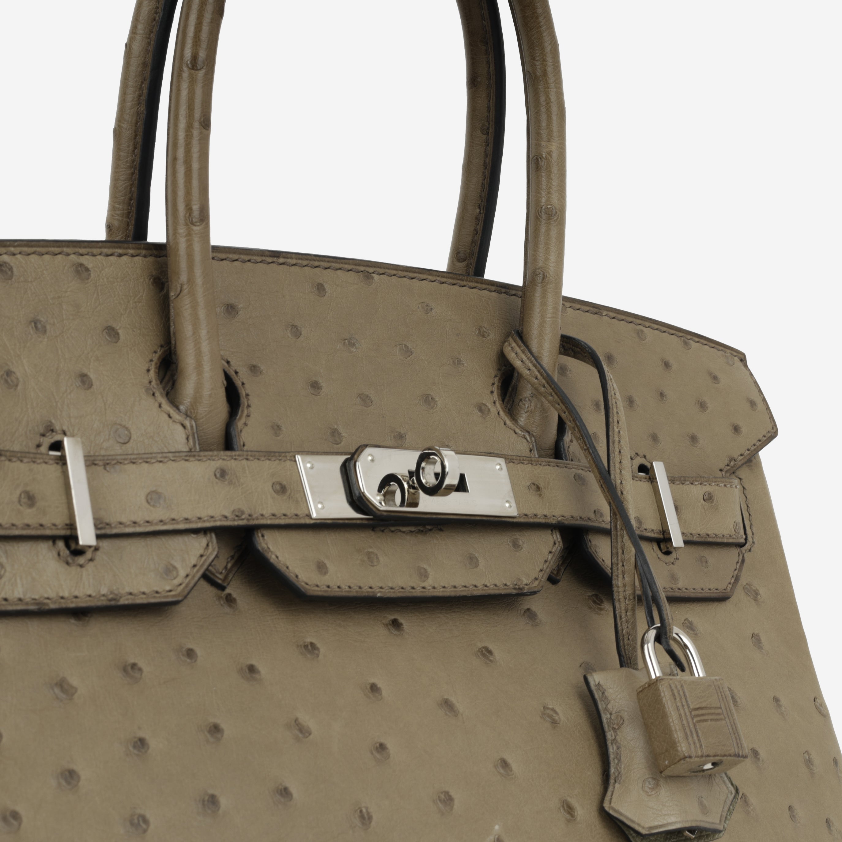 Hermès Birkin 30 - Mousse Ostrich | Palladium Hardware