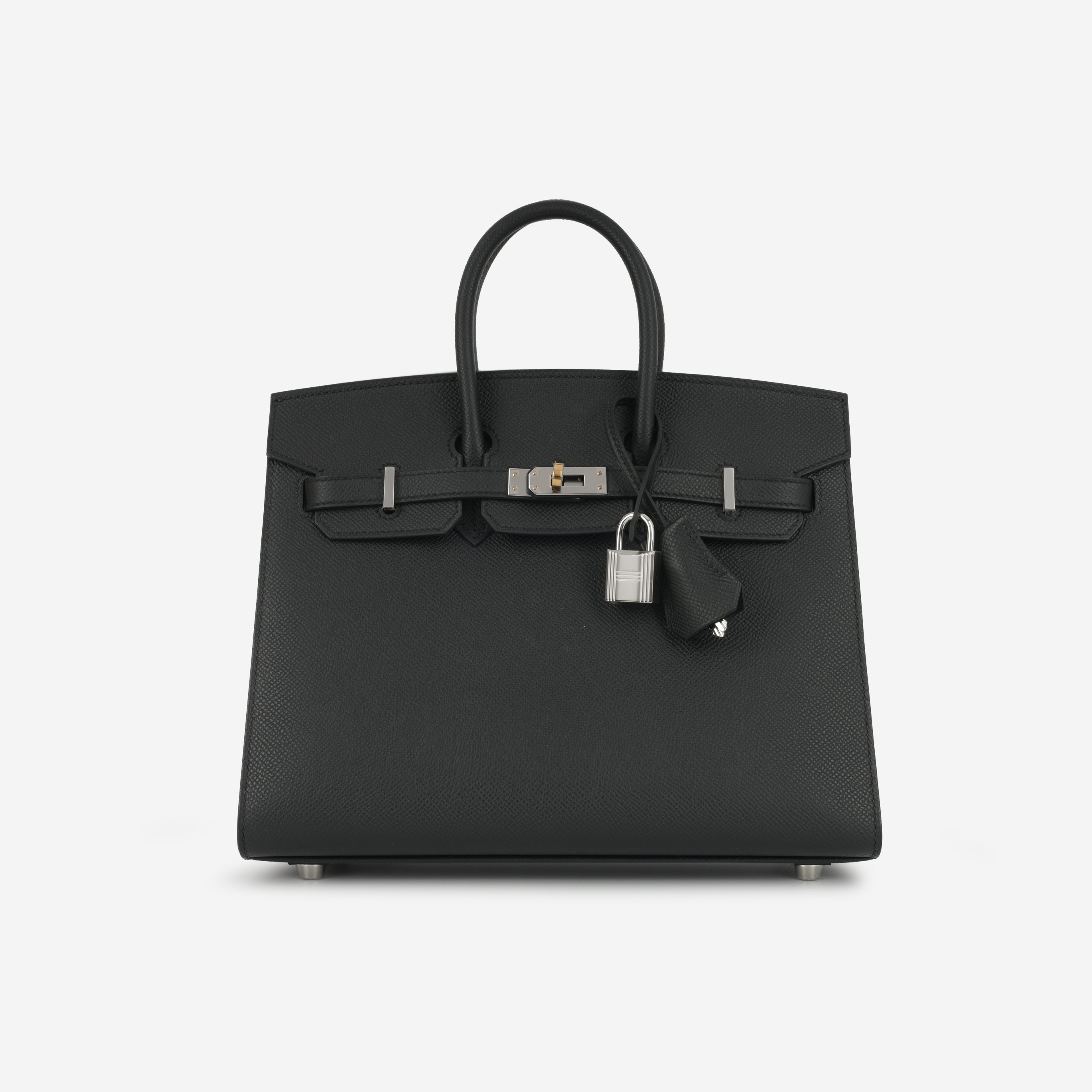 Hermès Birkin 25 Sellier - Black Epsom | Electrum Hardware